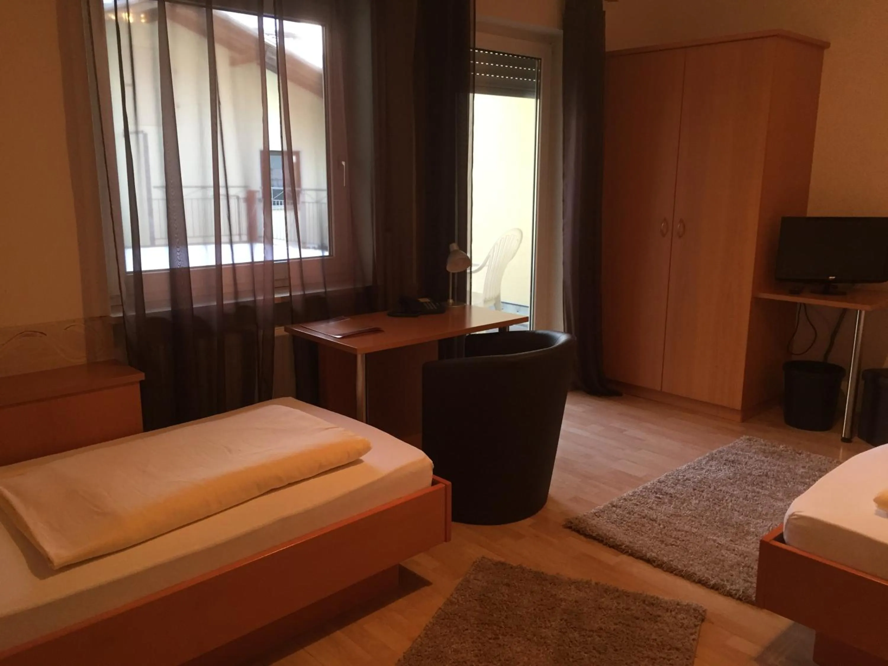 Decorative detail, Bed in Pension Wagner