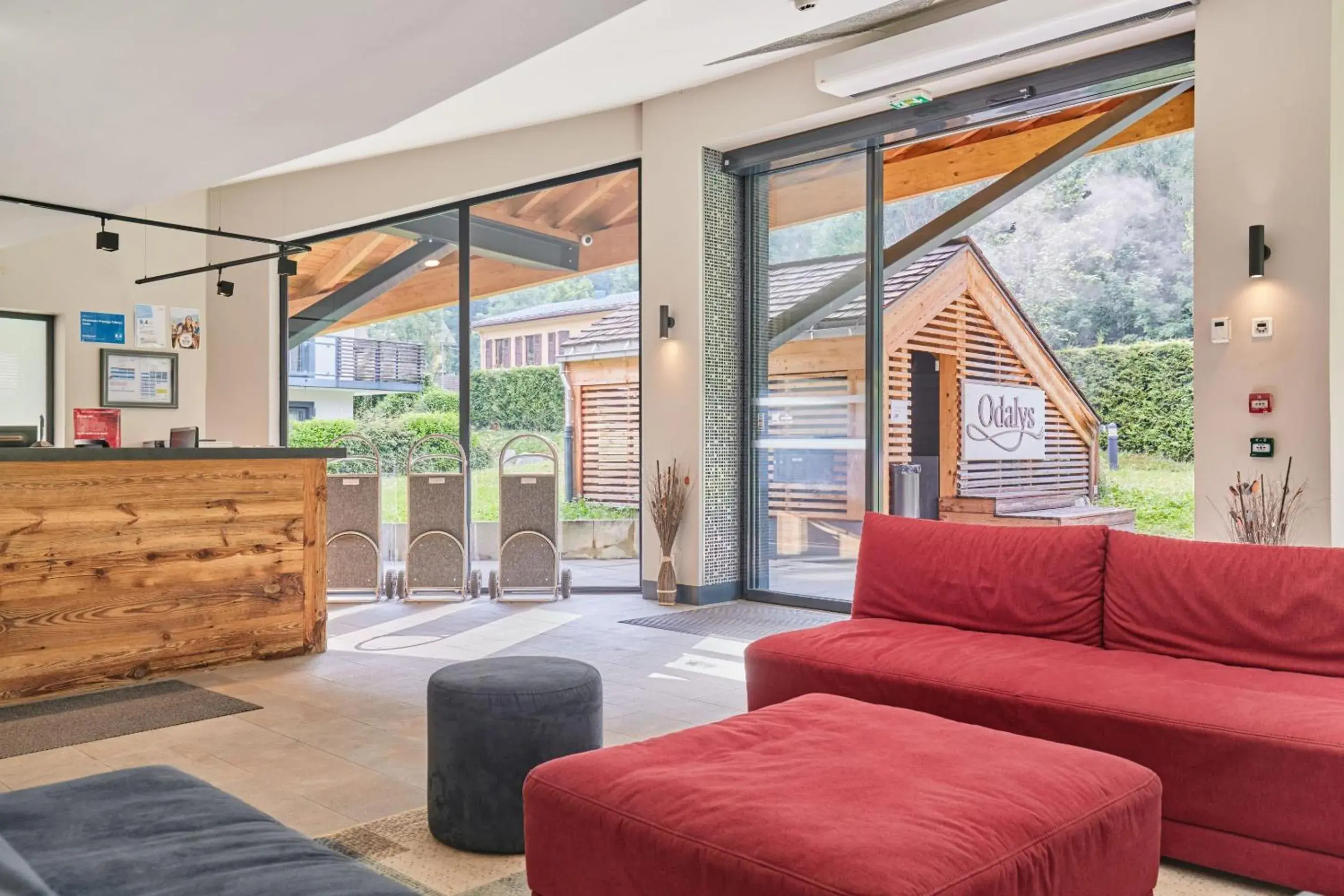 Living room in Résidence Odalys Isatis Living room in Résidence Odalys Isatis