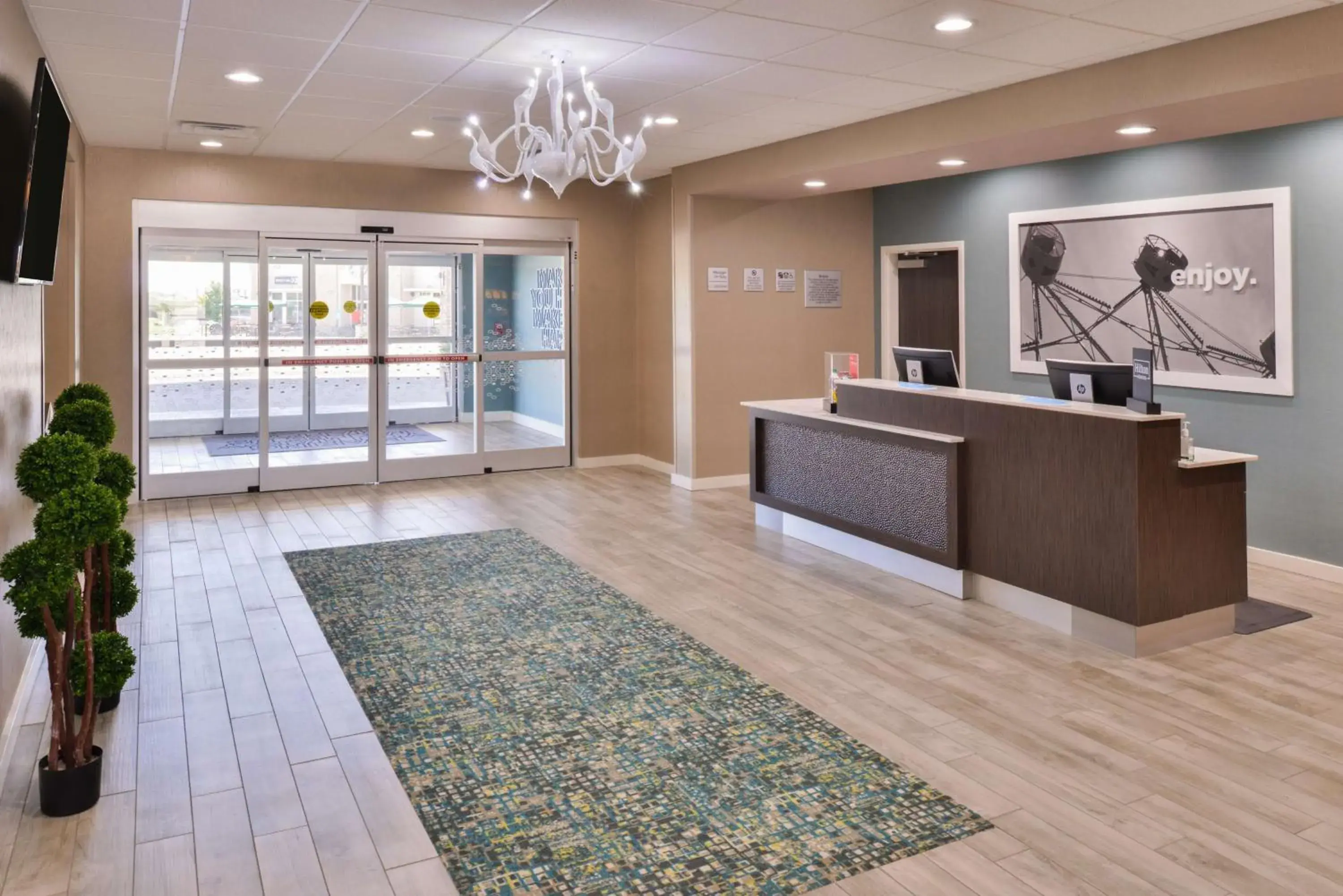 Lobby or reception in Hampton Inn Emporia, KS Lobby or reception in Hampton Inn Emporia, KS
