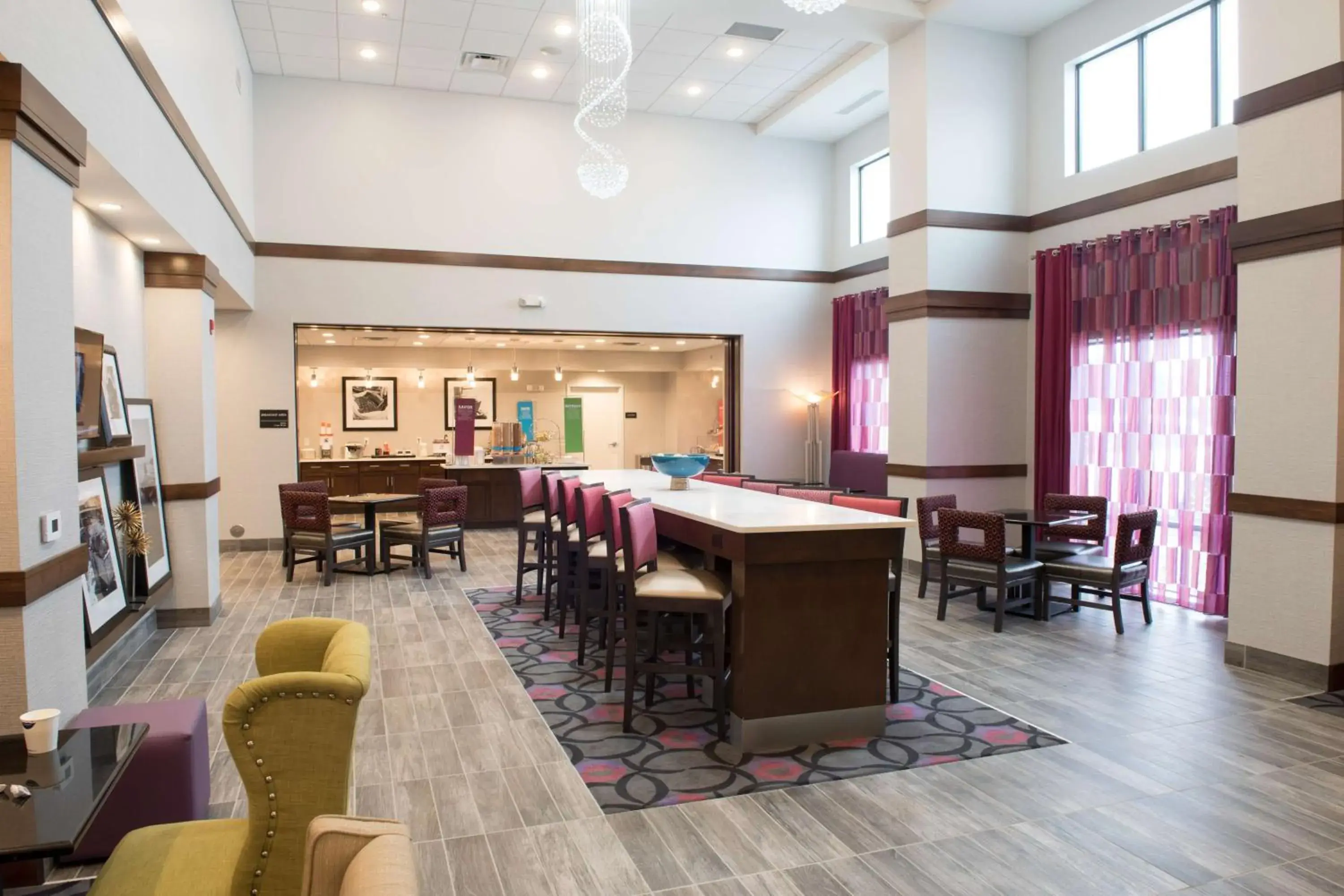Lobby or reception in Hampton Inn & Suites Bay City Lobby or reception in Hampton Inn & Suites Bay City