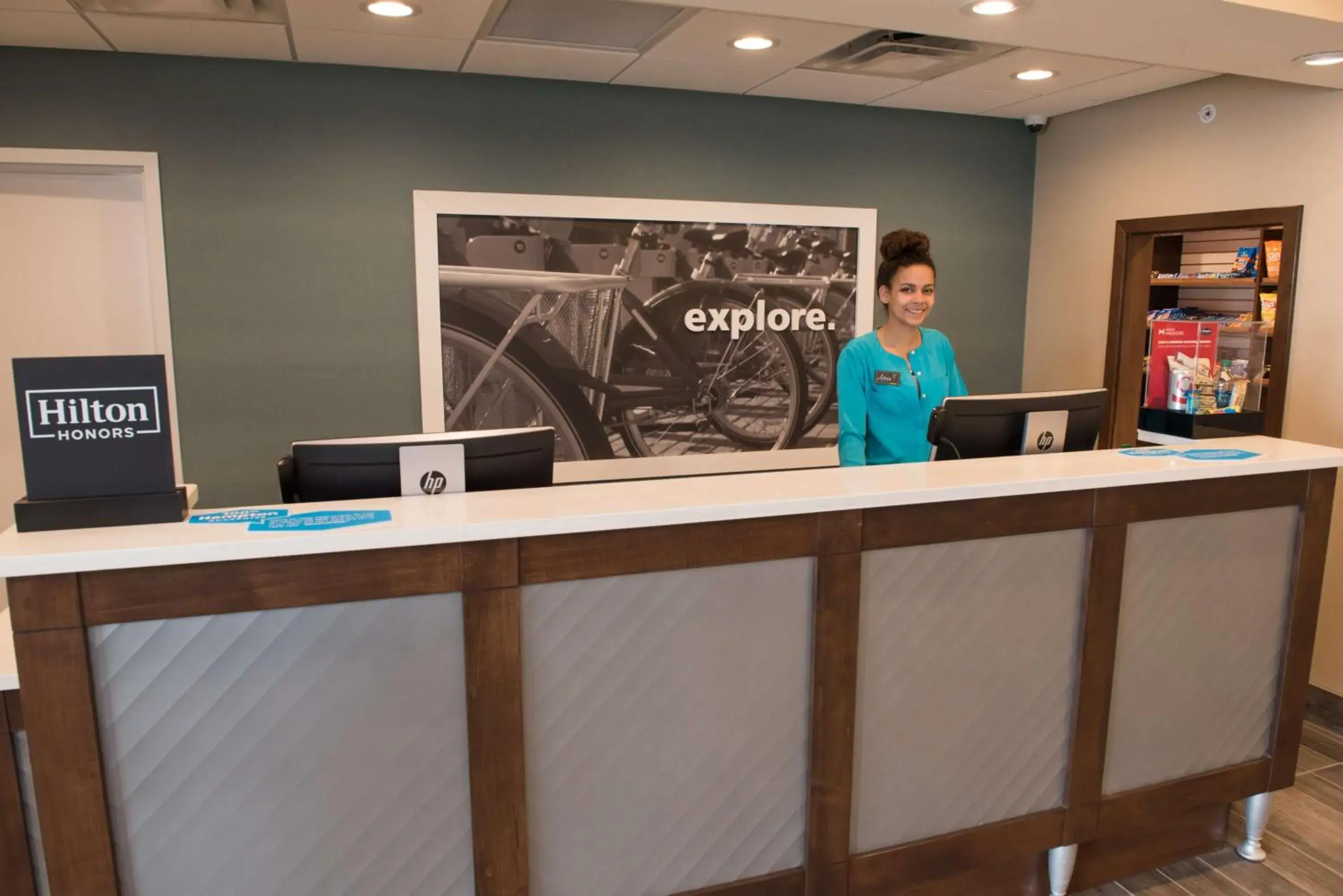 Lobby or reception in Hampton Inn & Suites Bay City Lobby or reception in Hampton Inn & Suites Bay City