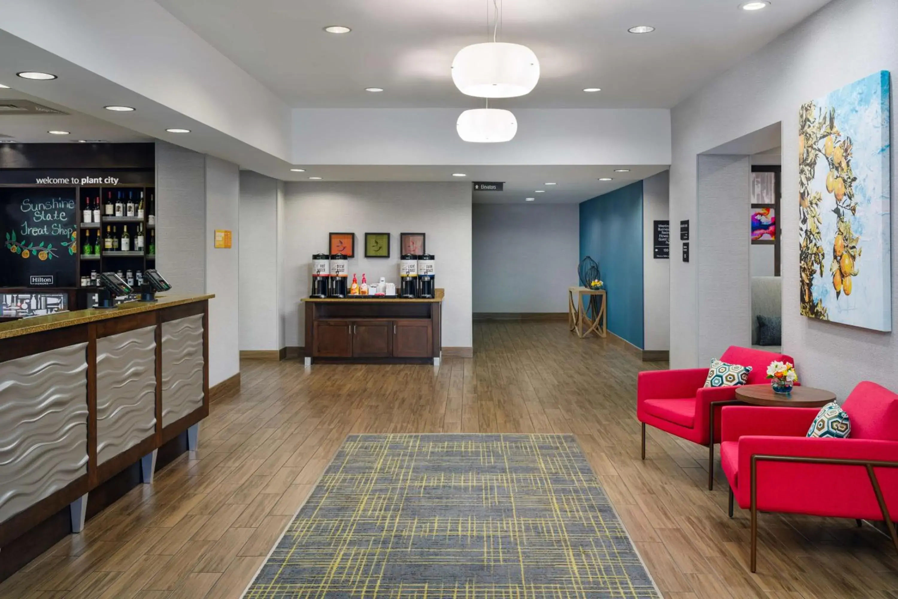 Lobby or reception in Hampton Inn Plant City Lobby or reception in Hampton Inn Plant City