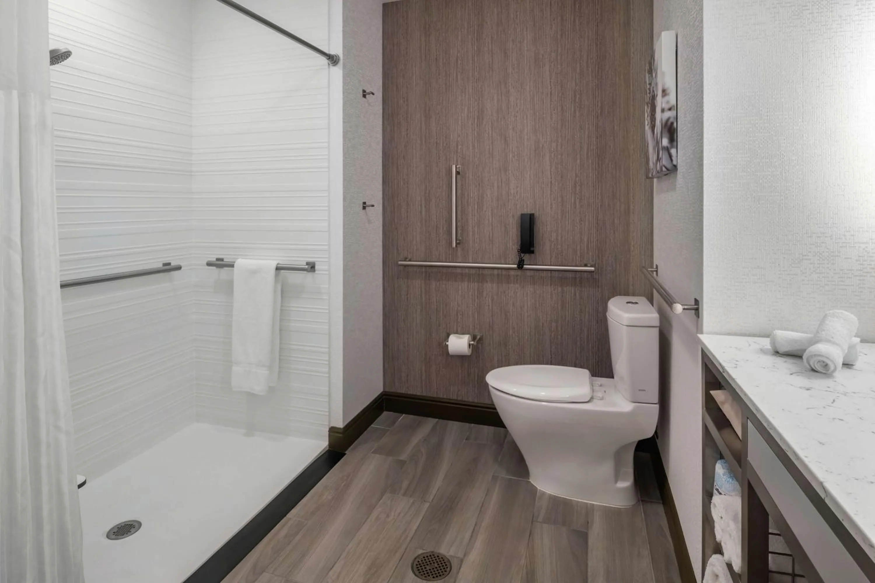 Shower in Hilton Garden Inn Arvada/Denver, CO