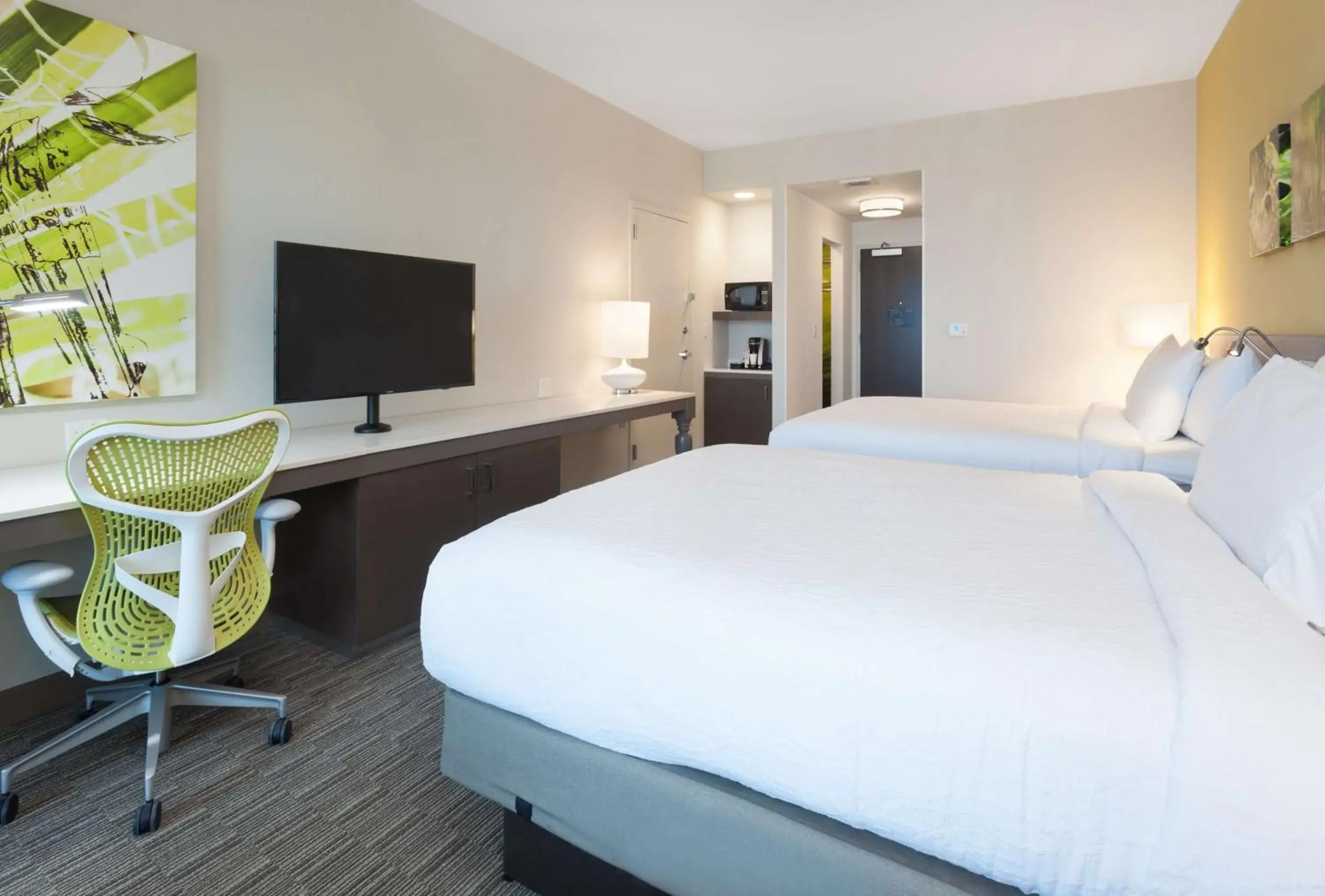 Queen Room with Two Queen Beds and Balcony in Hilton Garden Inn Ft. Walton Beach Queen Room with Two Queen Beds and Balcony in Hilton Garden Inn Ft. Walton Beach