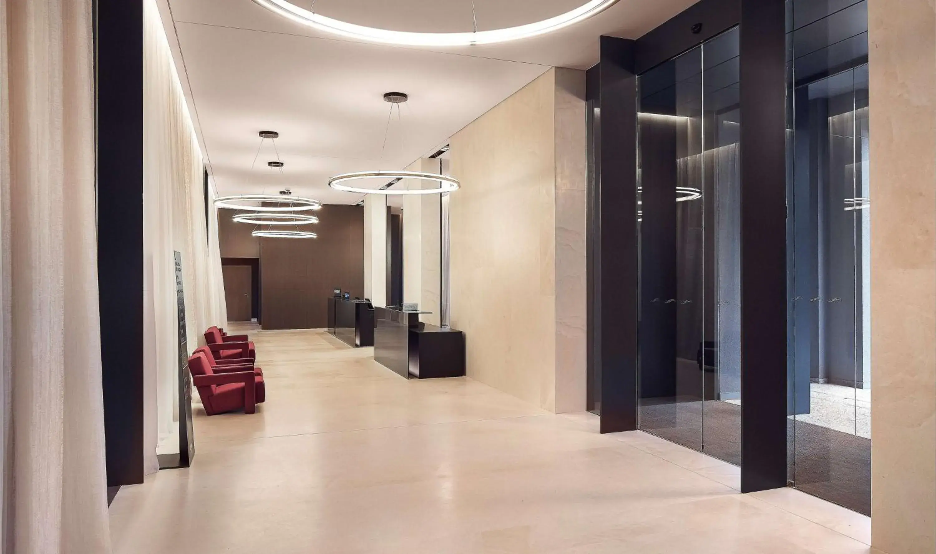 Lobby or reception in Hilton Lake Como Lobby or reception in Hilton Lake Como