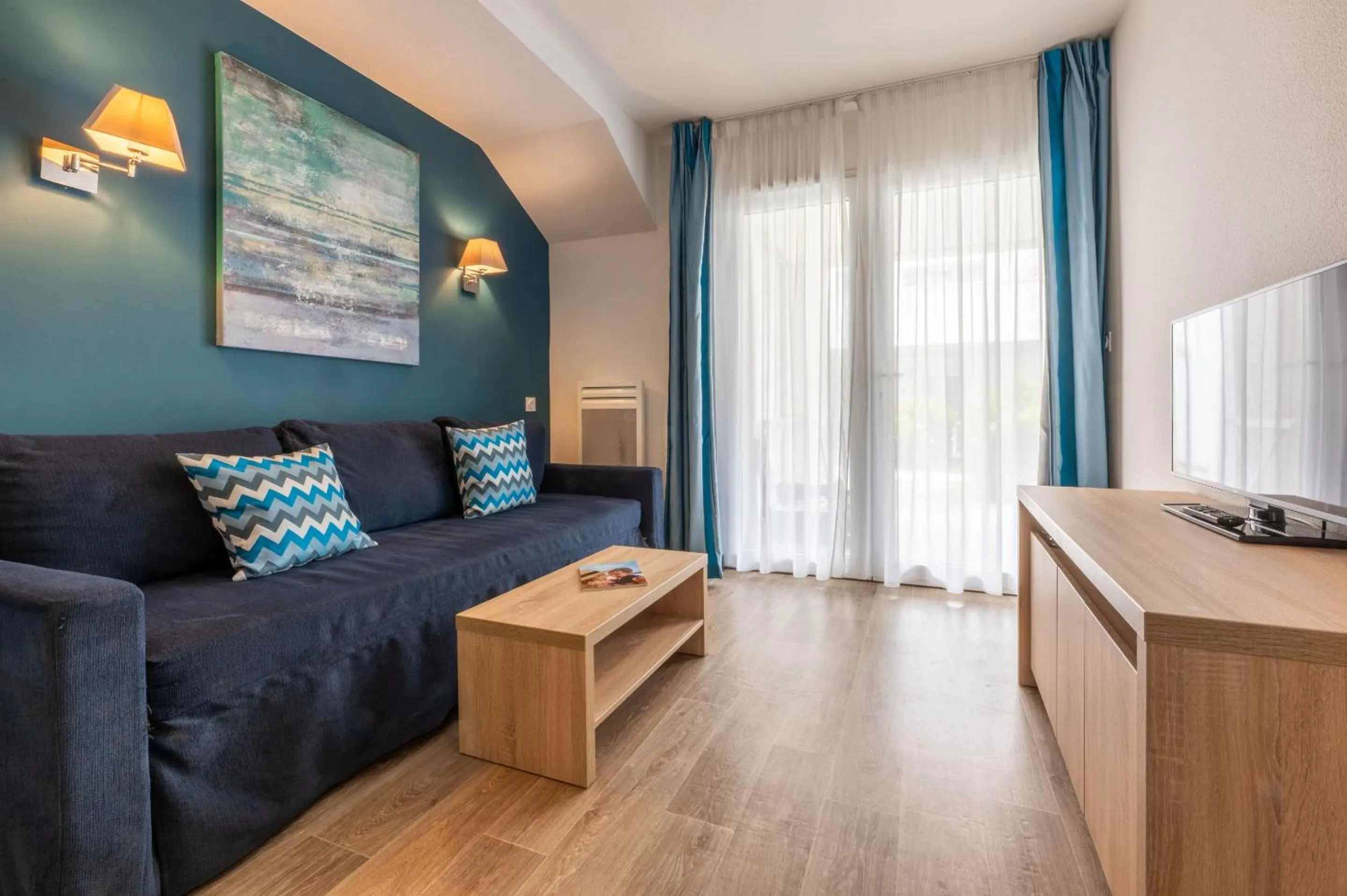 Seating area in Résidence Odalys Le Domaine des Pins