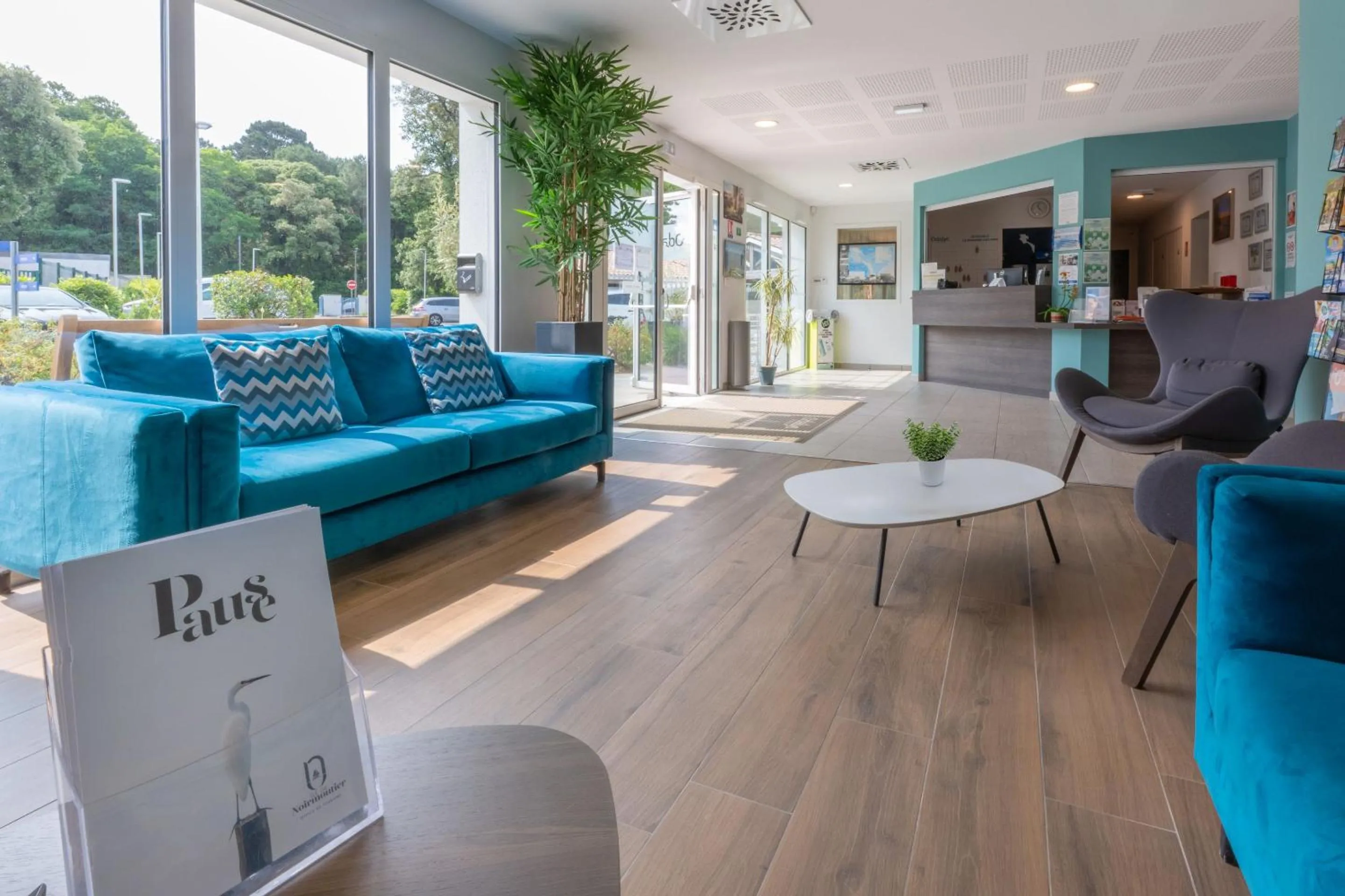 Lobby or reception in Résidence Odalys Le Domaine des Pins