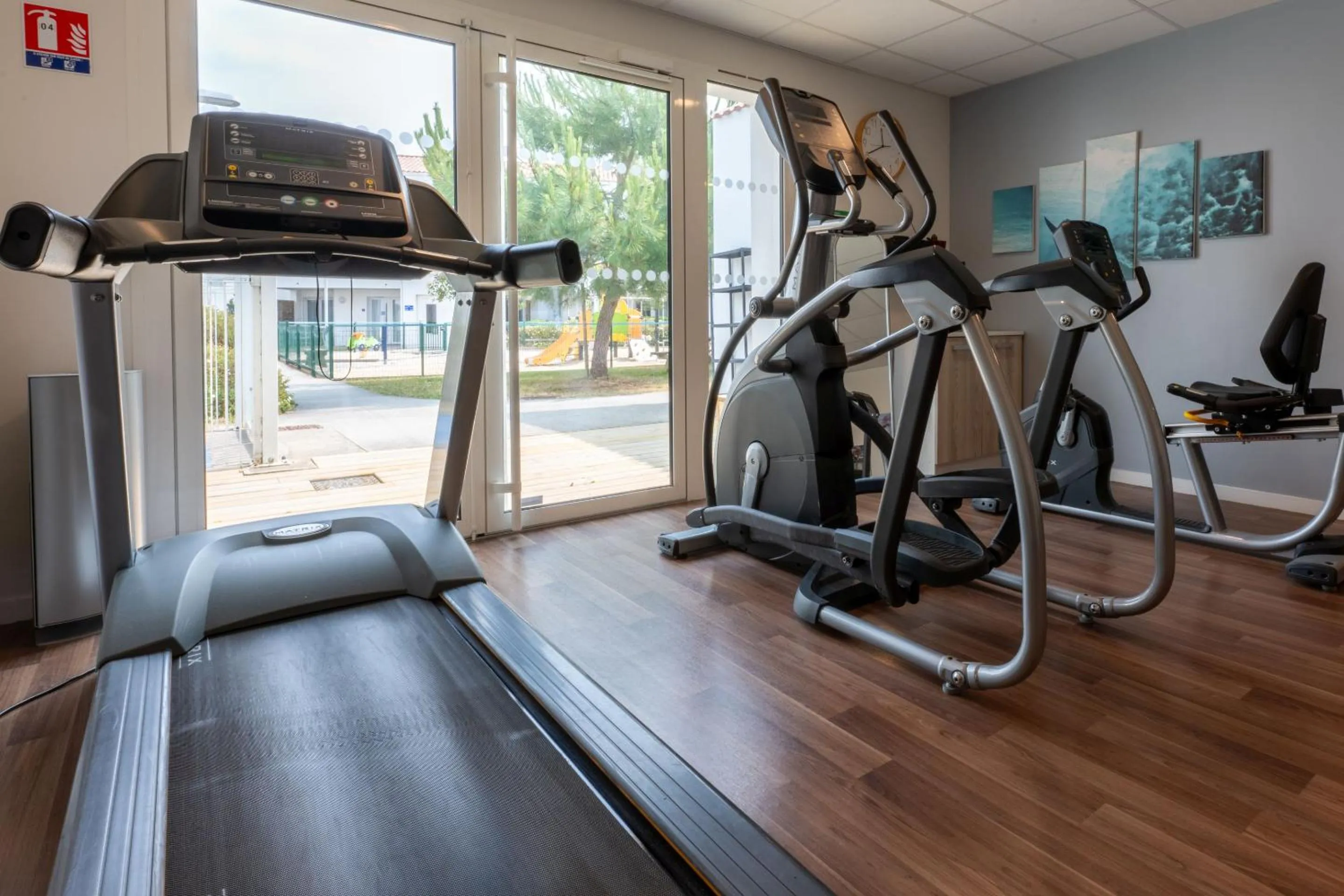 Fitness centre/facilities in Résidence Odalys Le Domaine des Pins