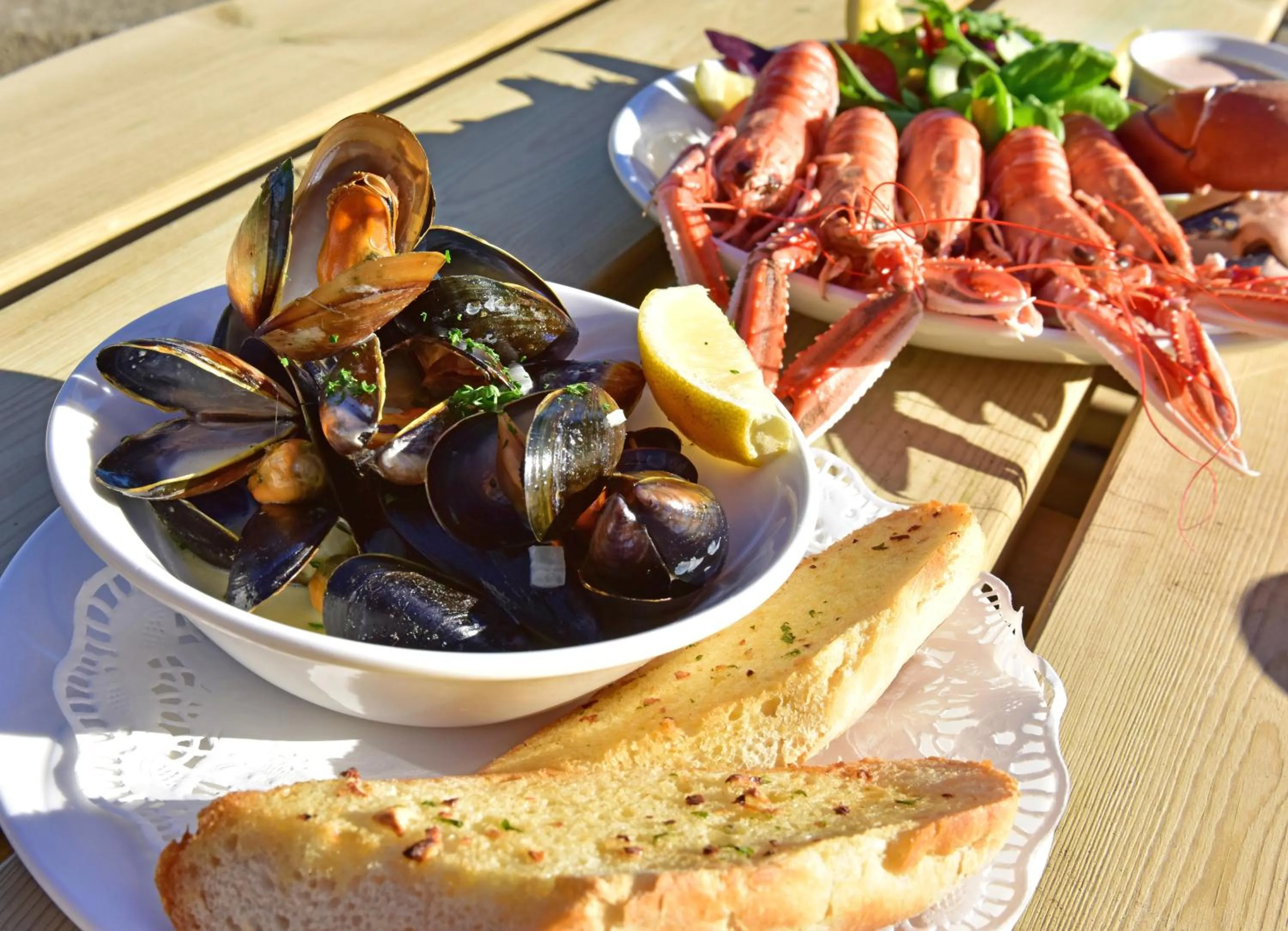 Food close-up in Ailean Chraggan