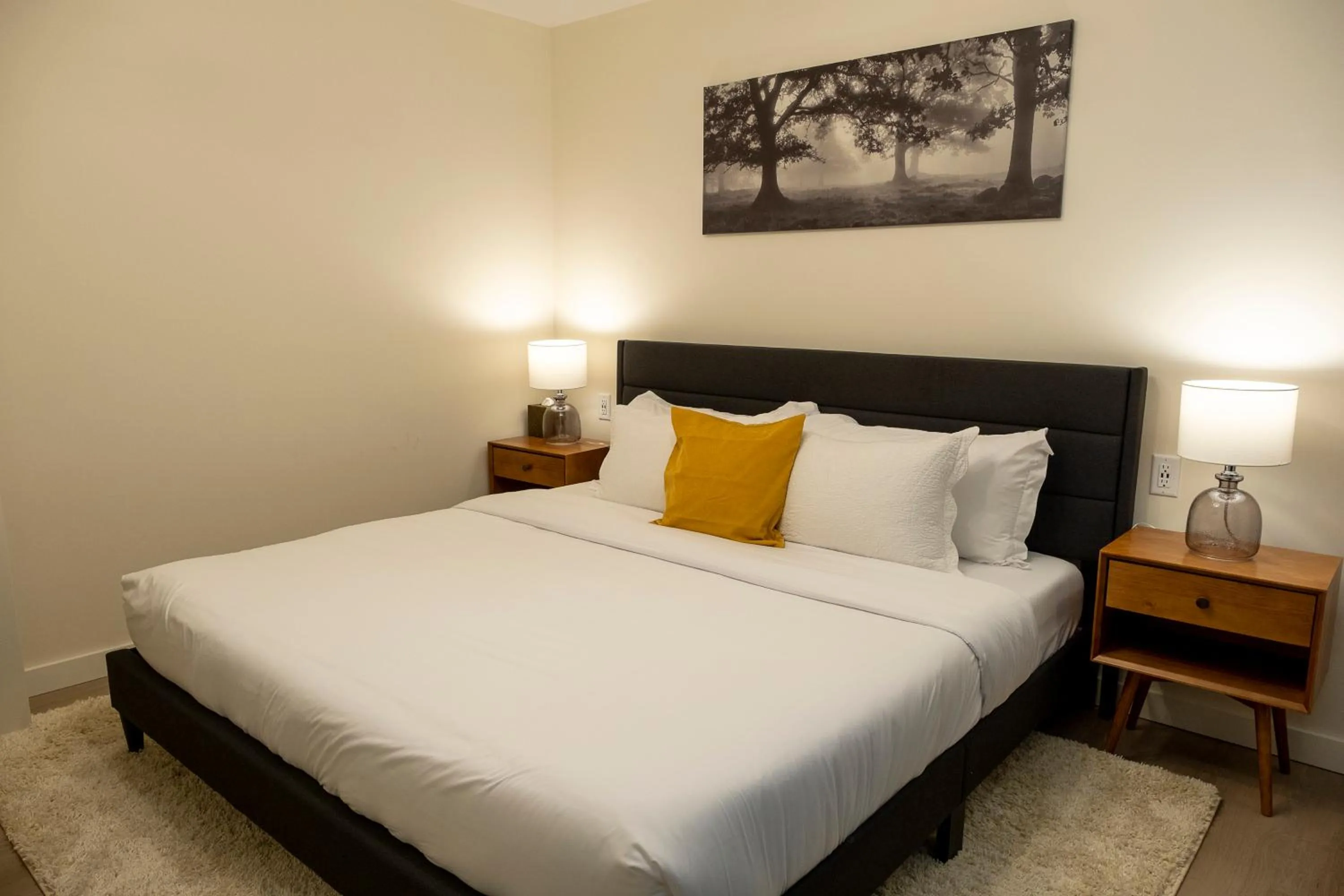 Bed in The Francis Boutique Inn