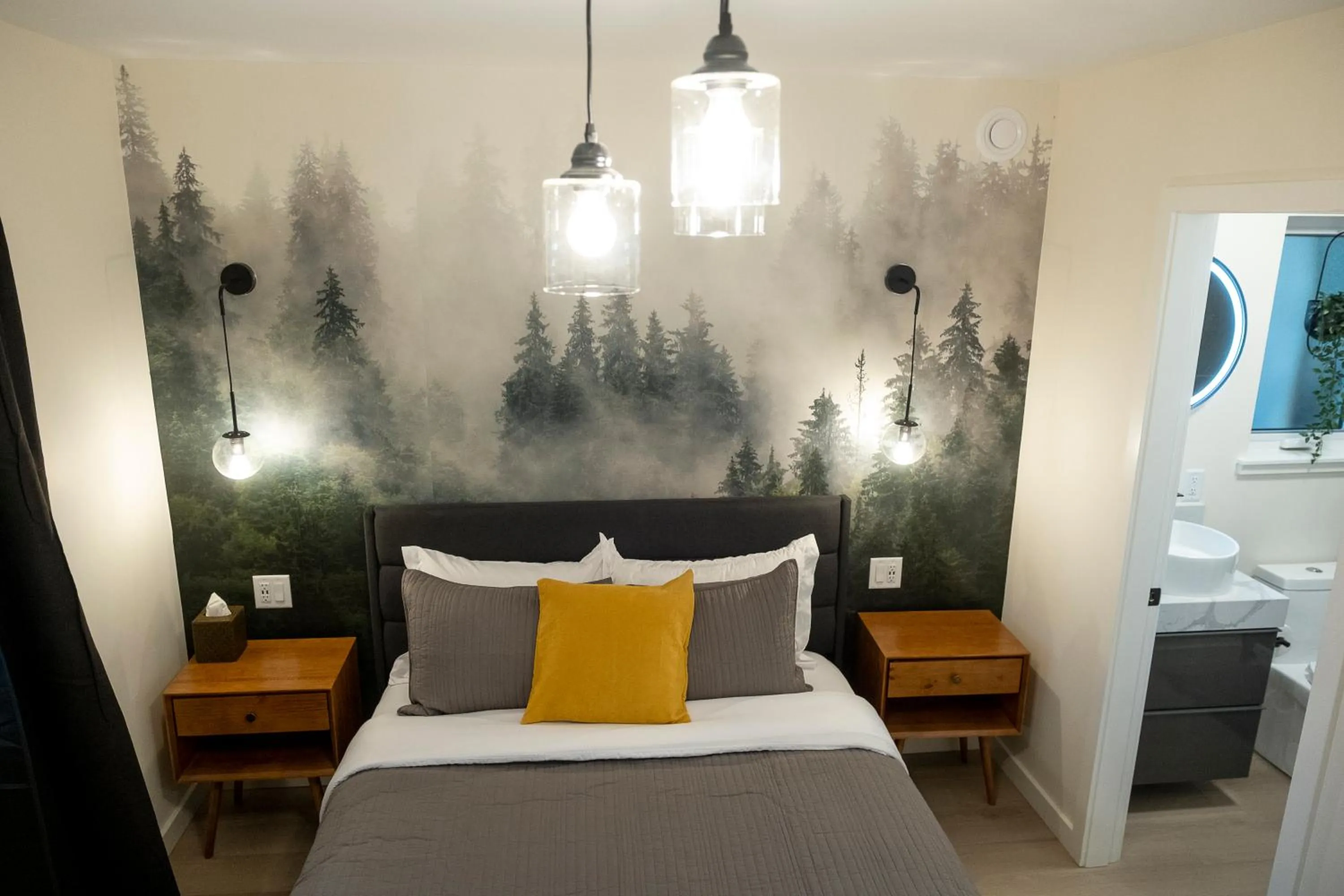 Bed in The Francis Boutique Inn