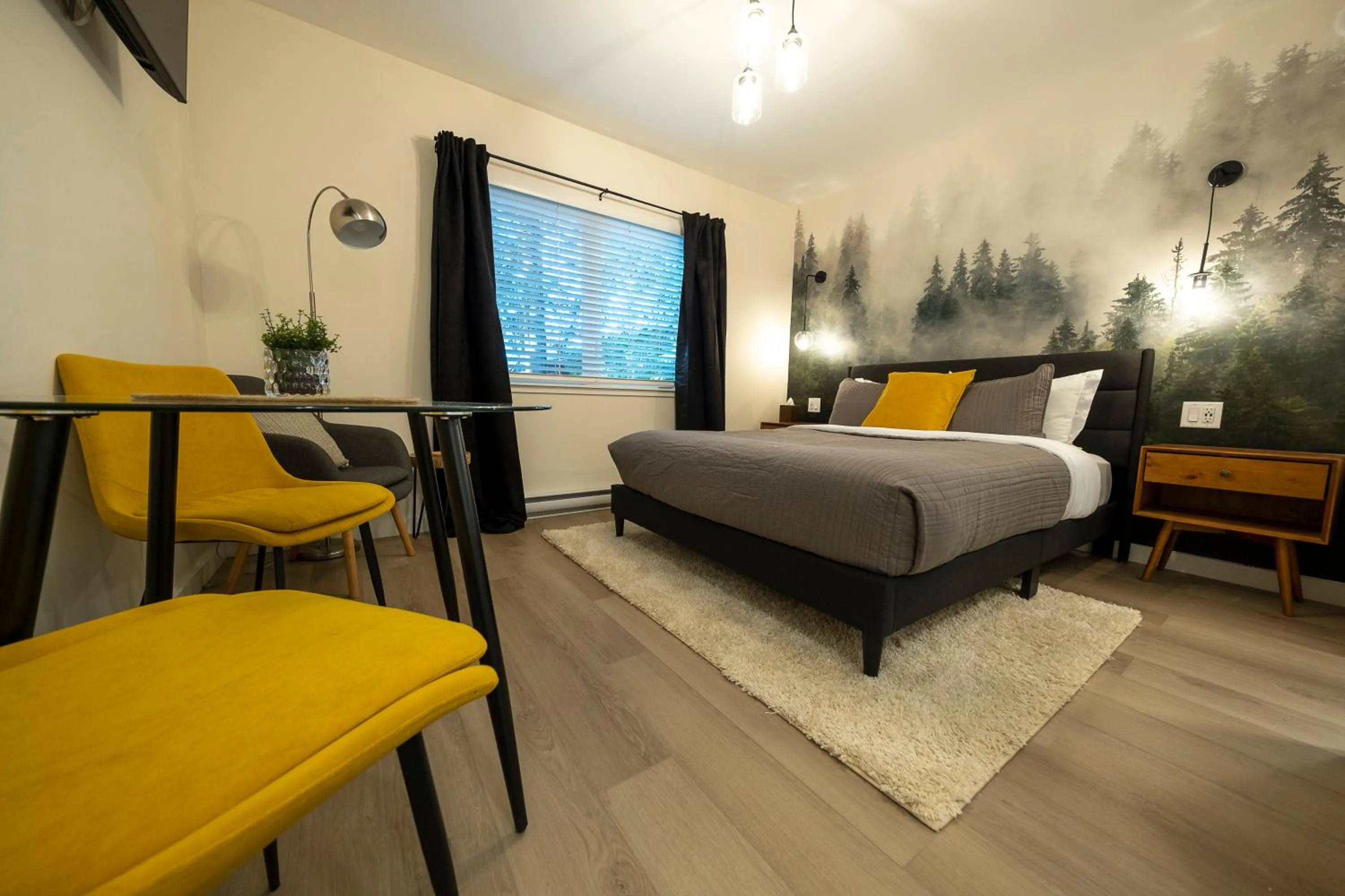 Bed in The Francis Boutique Inn