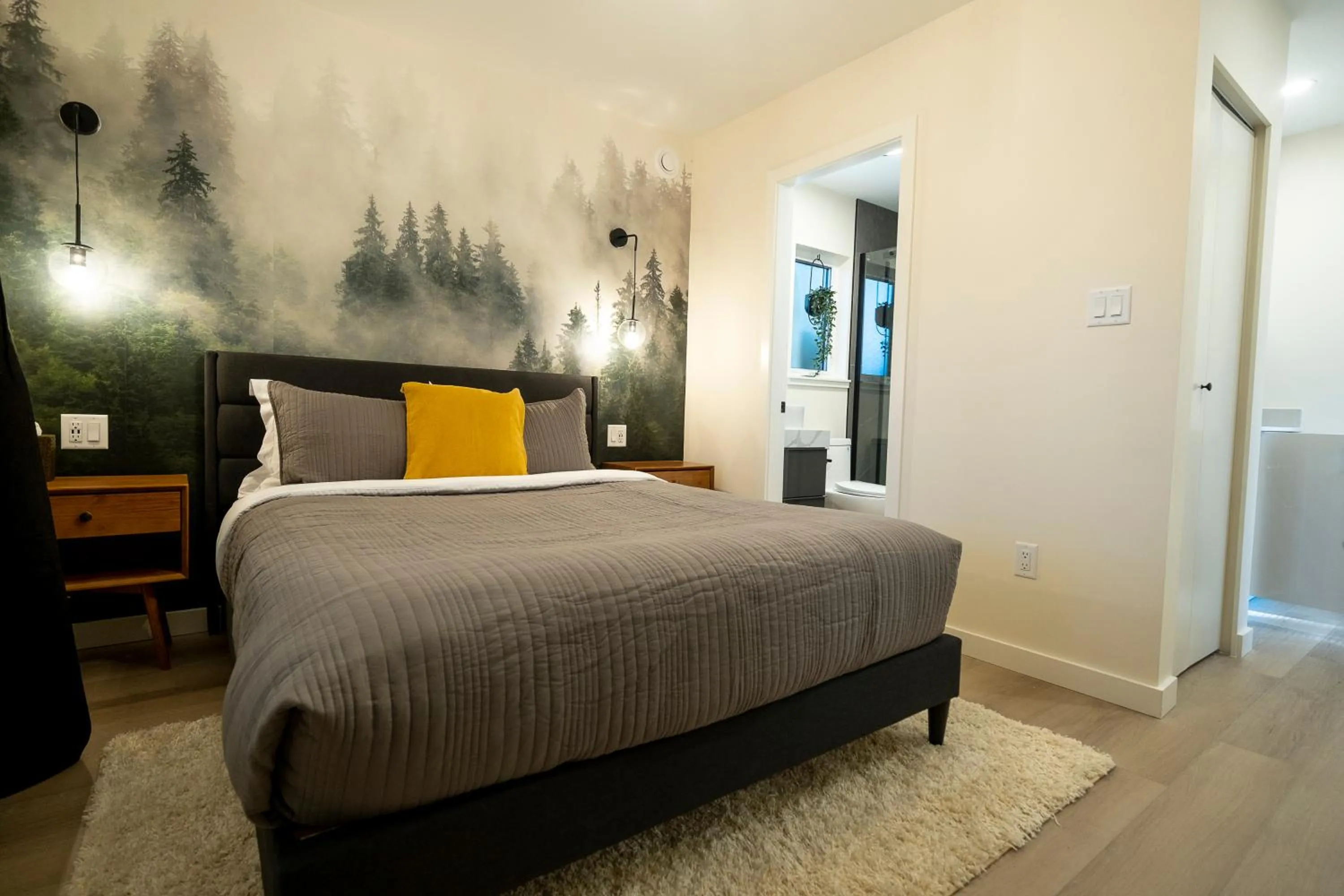 Bed in The Francis Boutique Inn