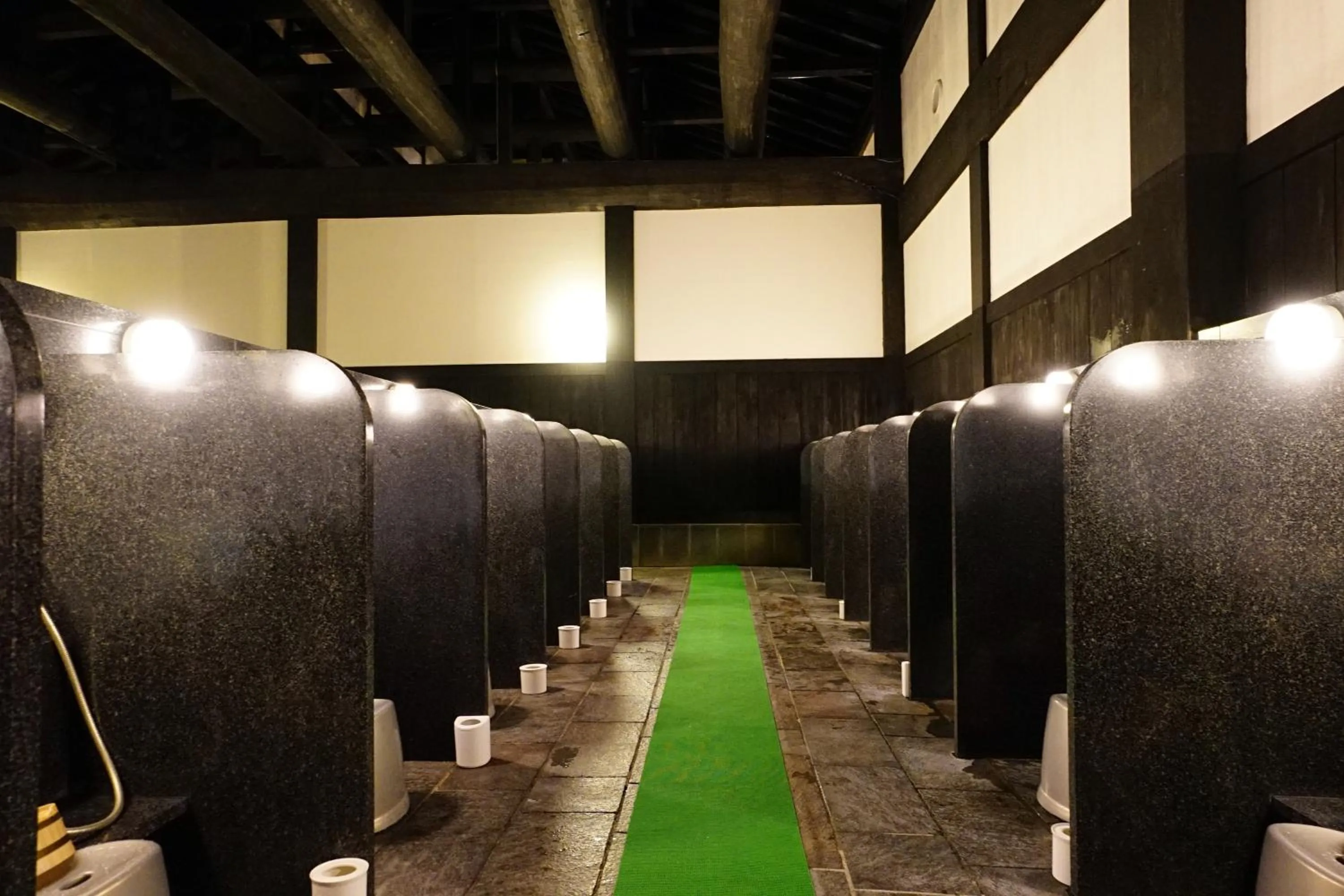 Hot Spring Bath in Mikasa Tennen Onsen Taikonoyu Sparesort Hotel Taiko Bettei Hatago