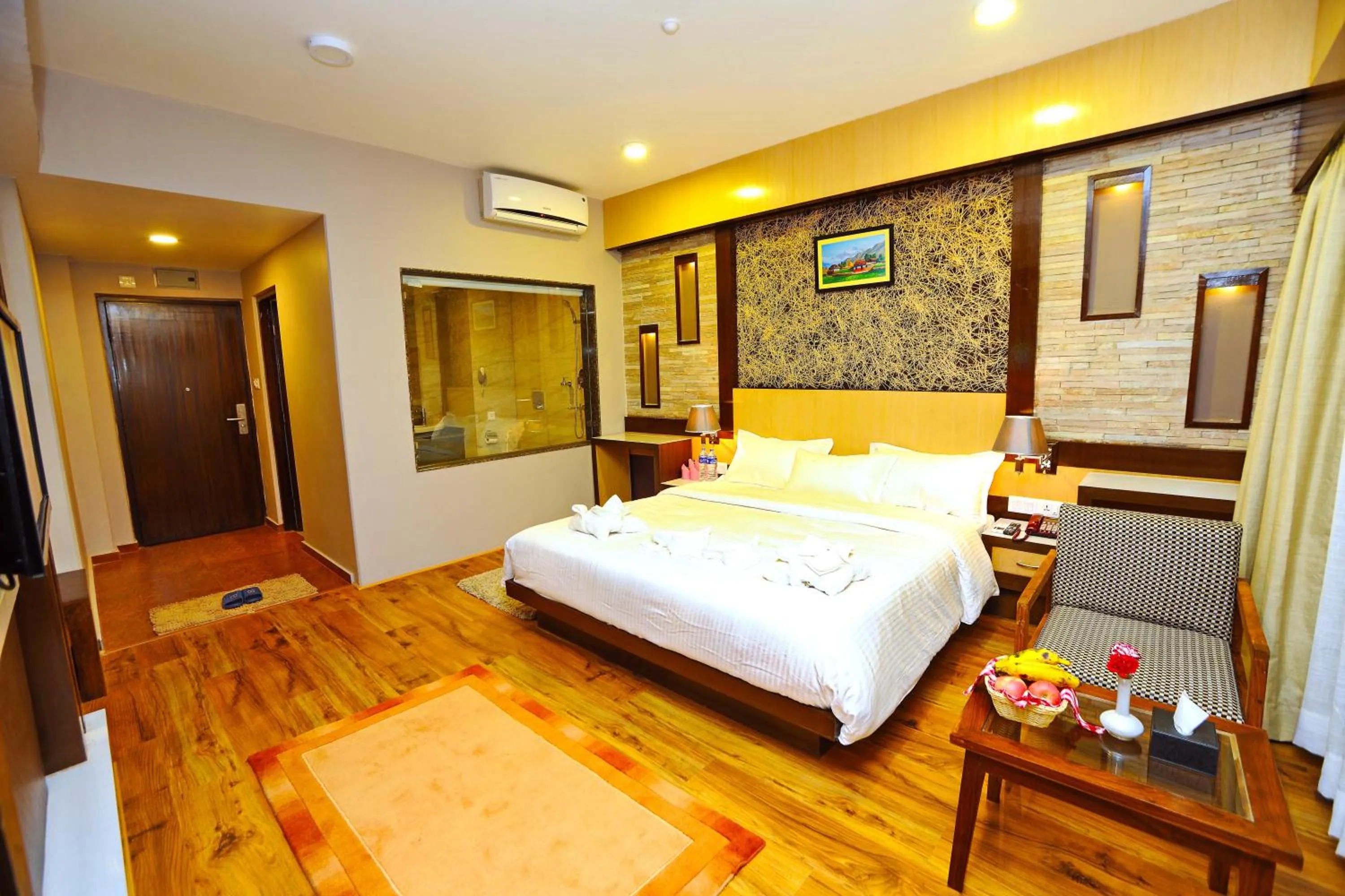 Decorative detail, Bed in Hotel Queens Park