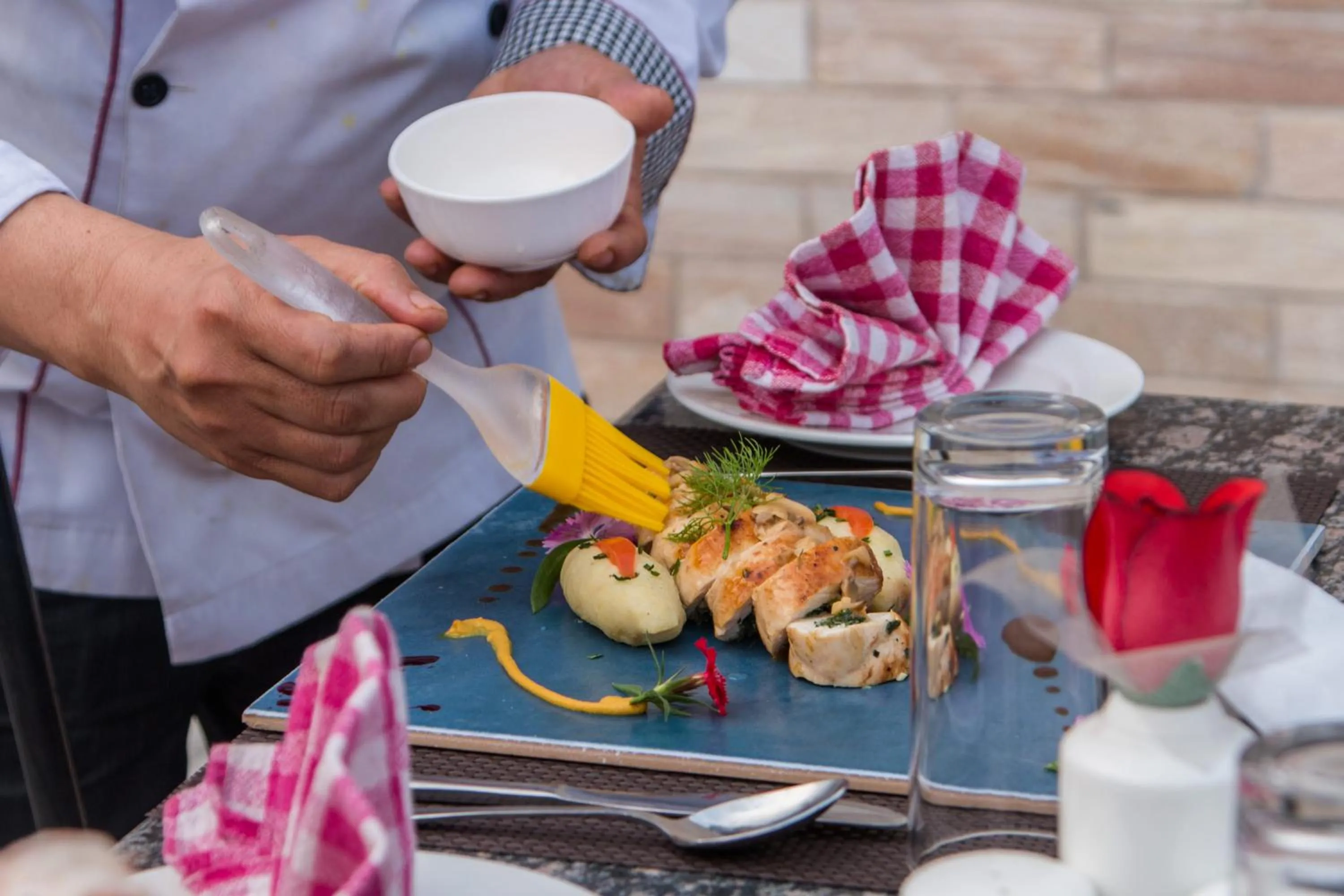 Food in Hotel Queens Park