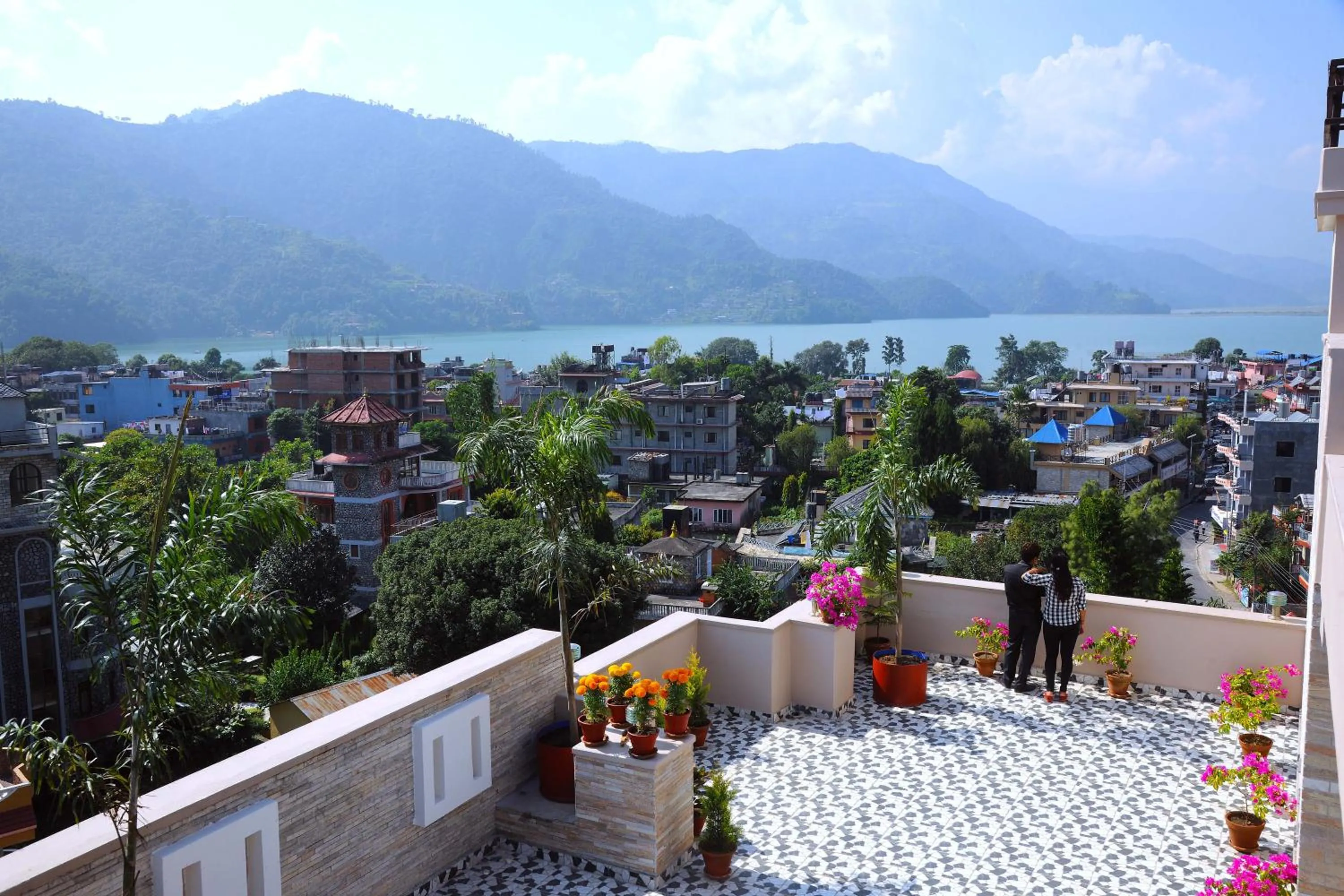 Lake view in Hotel Queens Park