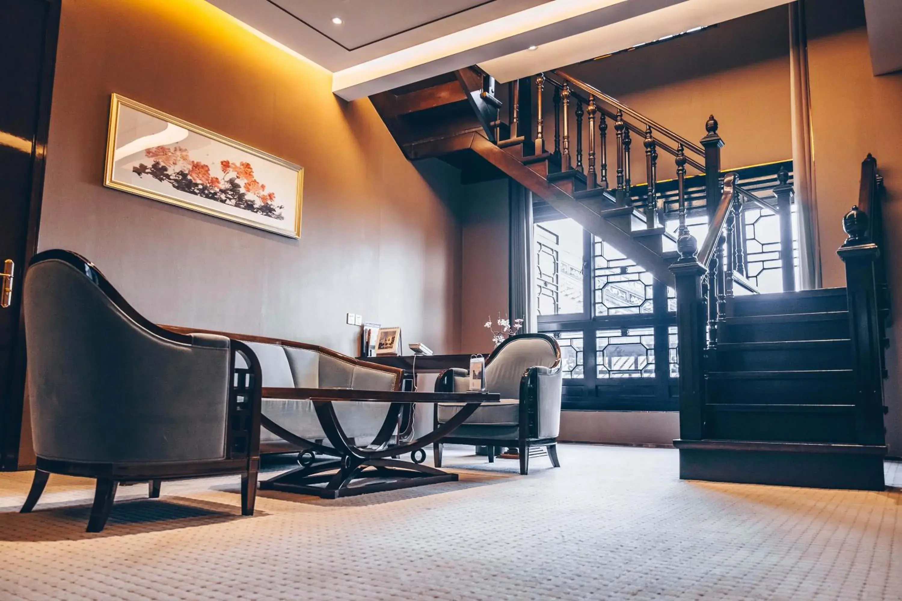 Living room in Royal Garden Hotel Shanghai Living room in Royal Garden Hotel Shanghai