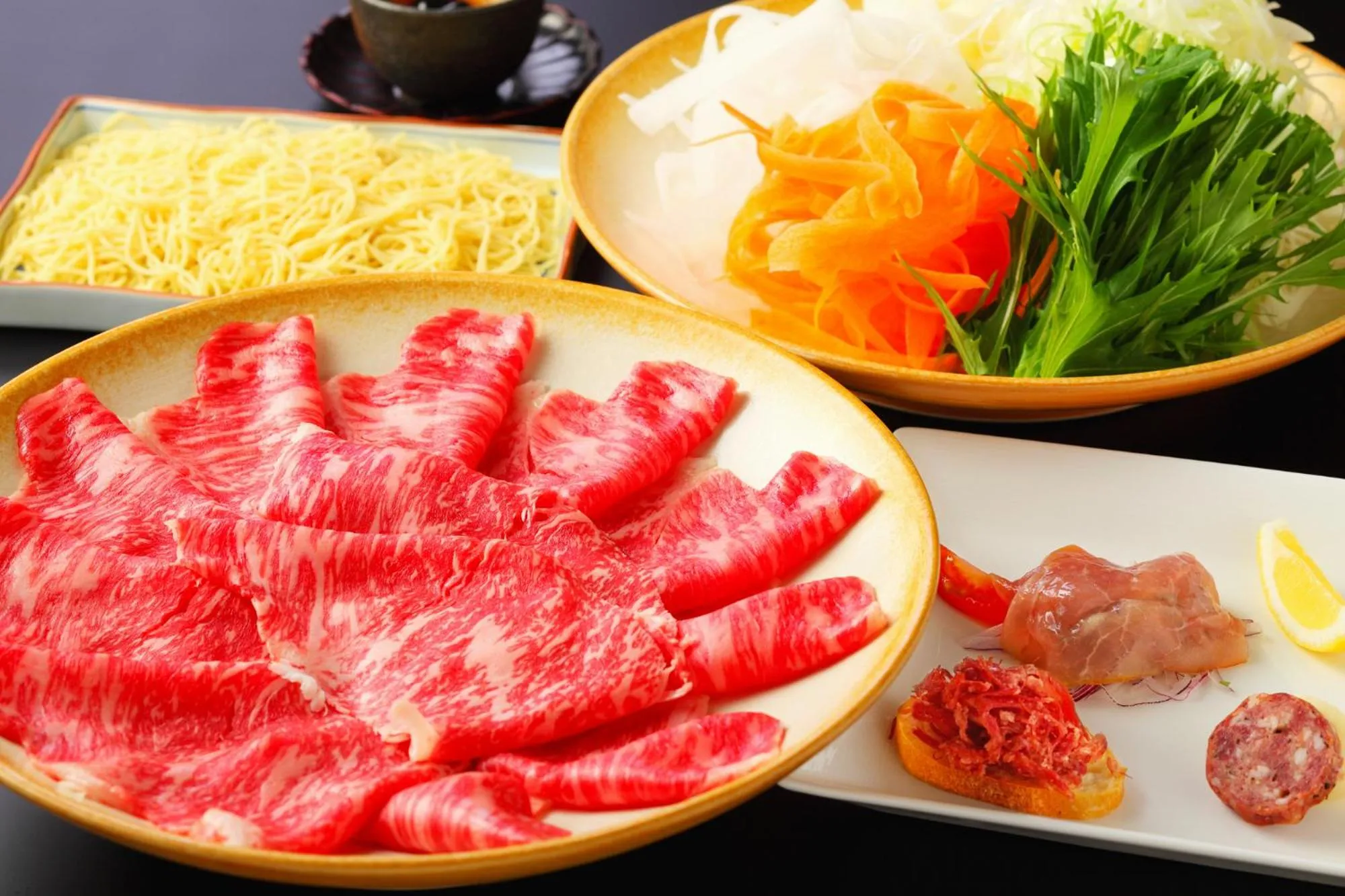 Food close-up in Takanawa Hanakohro - in Grand Prince Hotel Takanawa