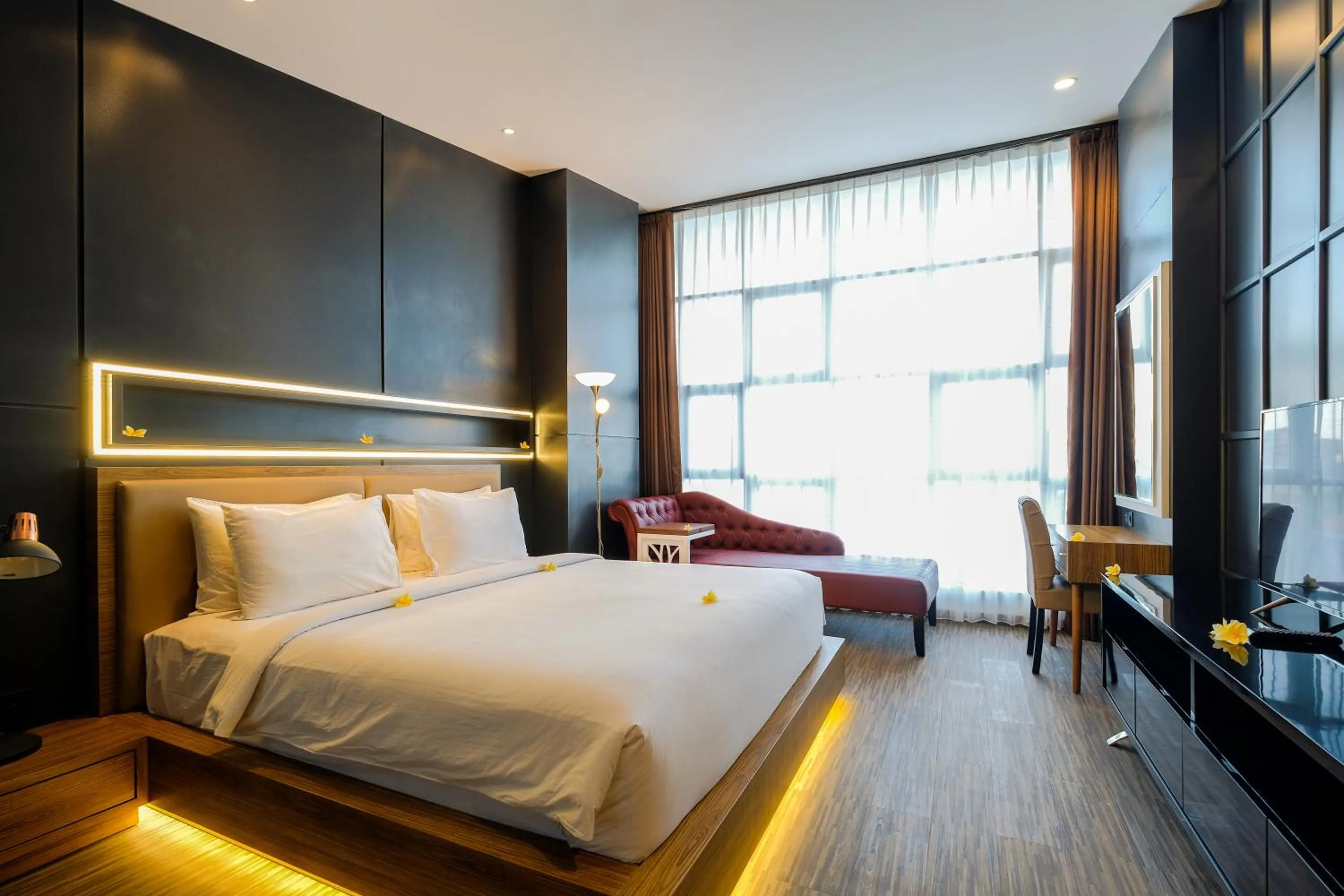 Bed in Papillon Echo Beach