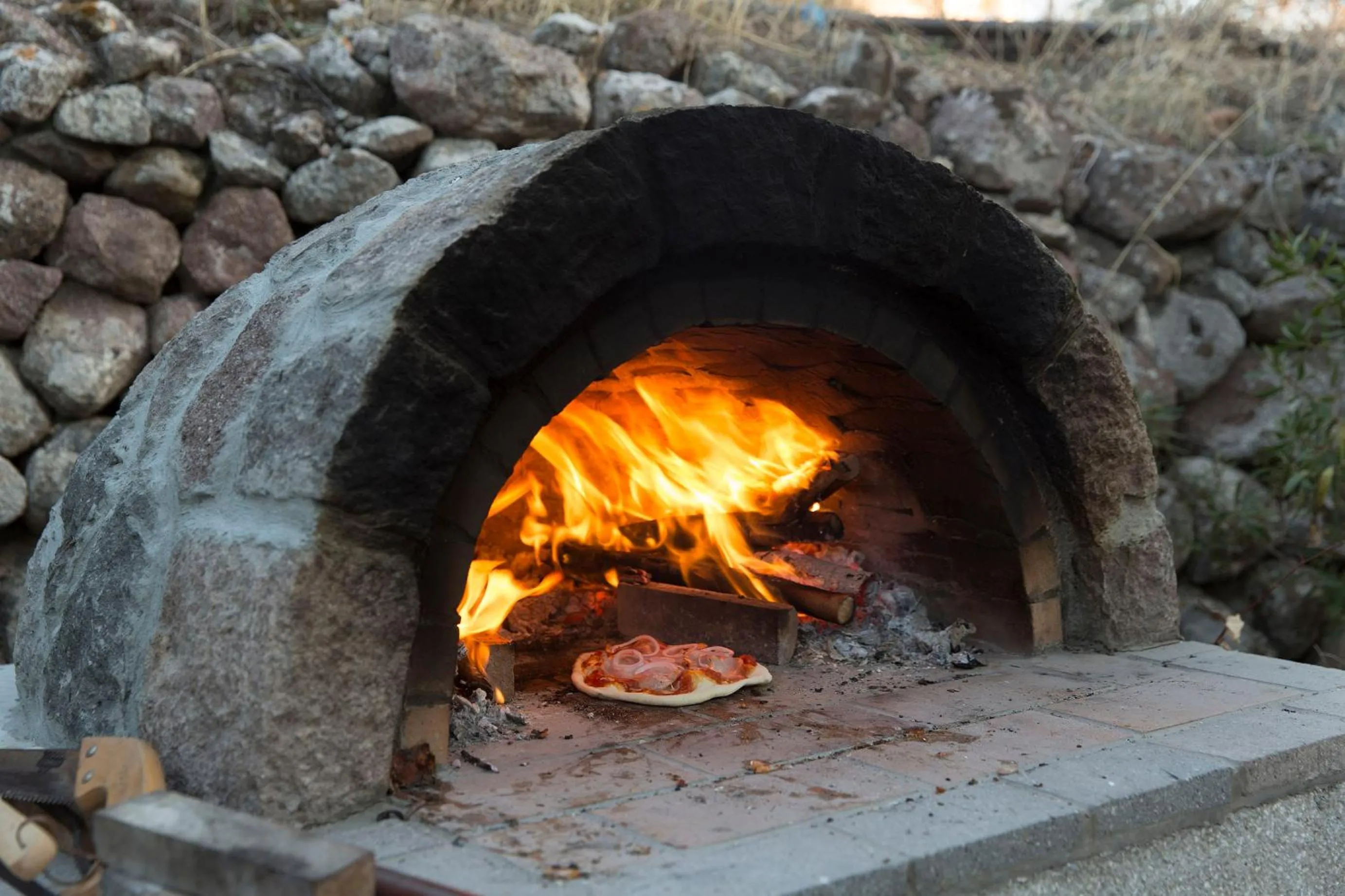 BBQ facilities in Sea View Pool Villa with Independent Guest house