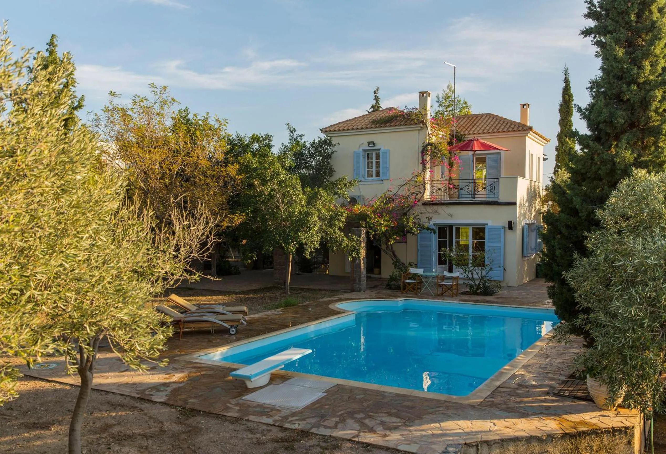 Property building in Sea View Pool Villa with Independent Guest house