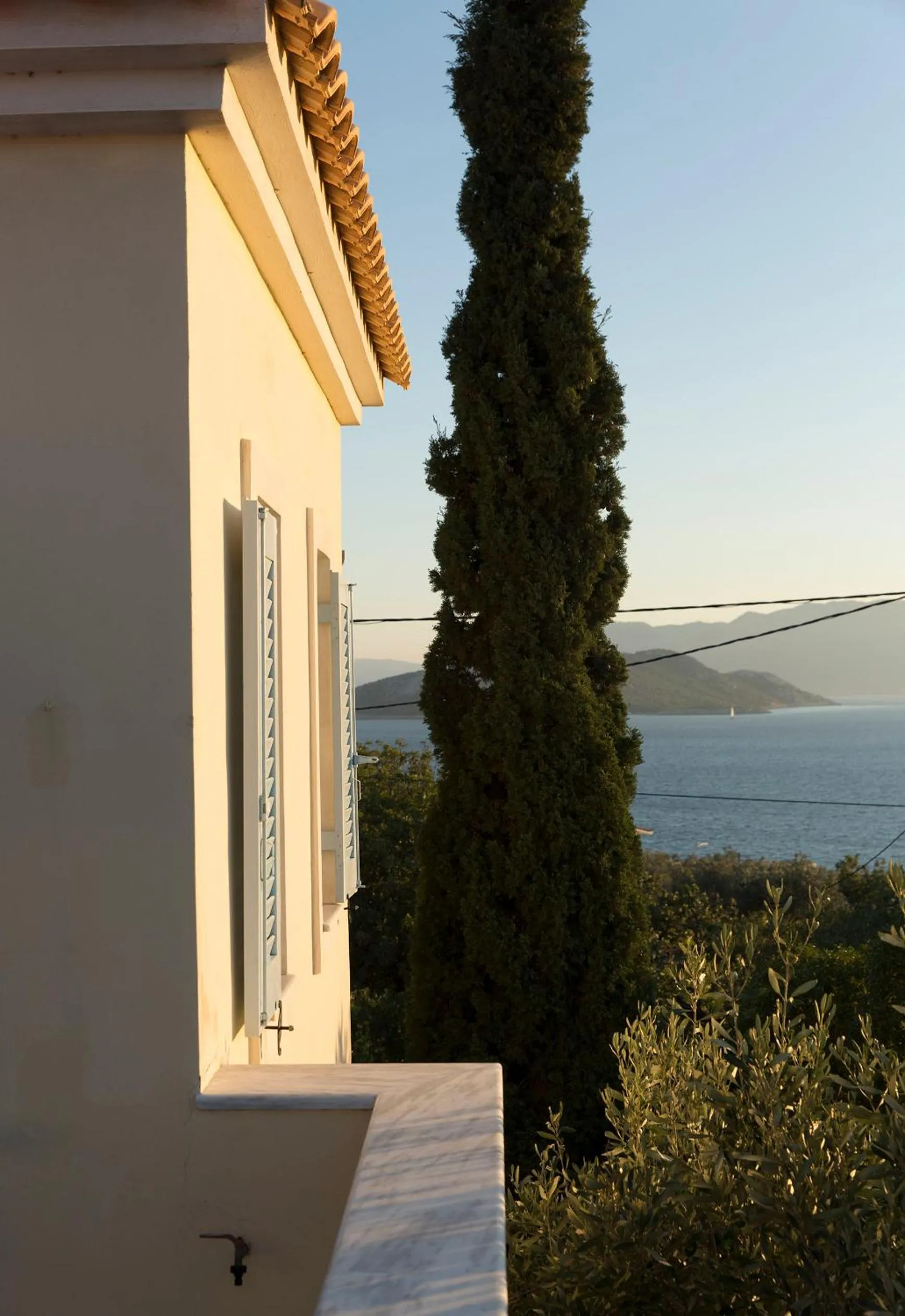 Balcony/Terrace in Sea View Pool Villa with Independent Guest house