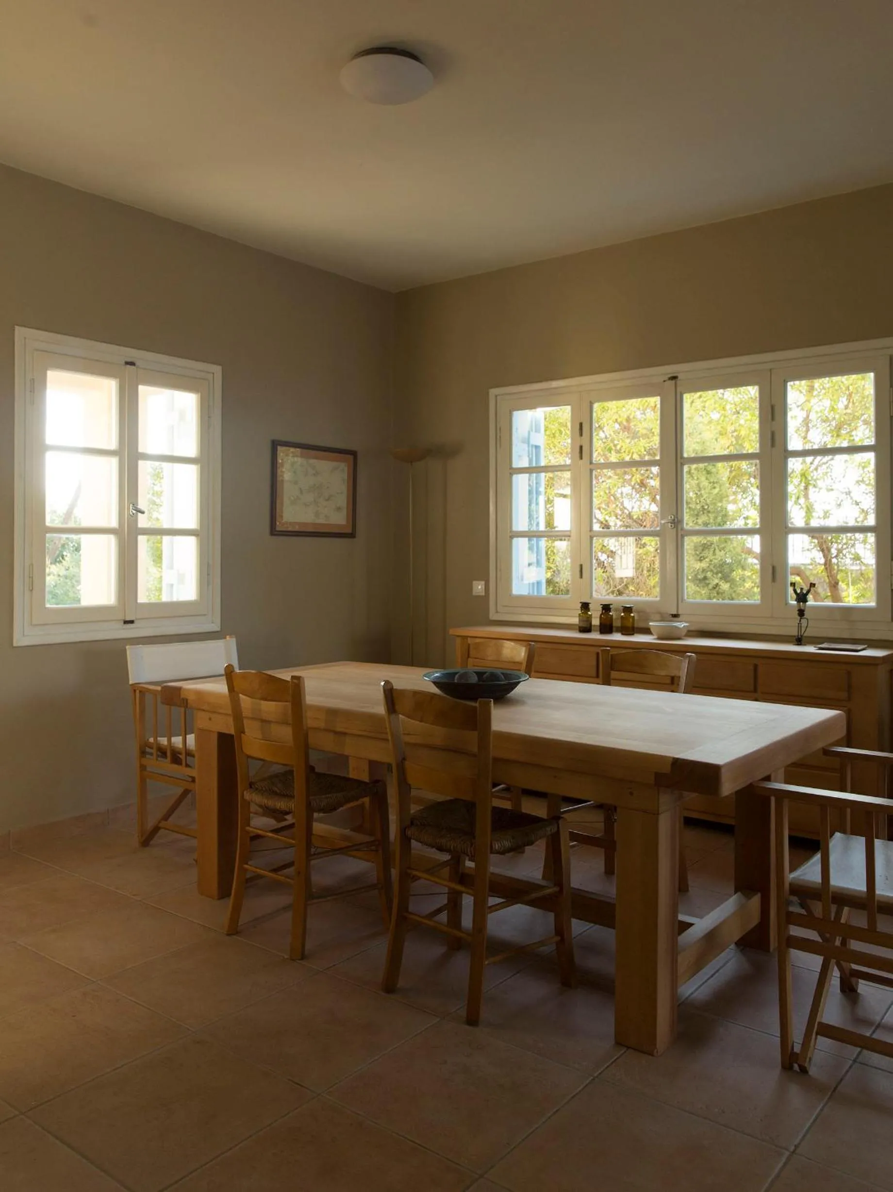 Dining area in Sea View Pool Villa with Independent Guest house