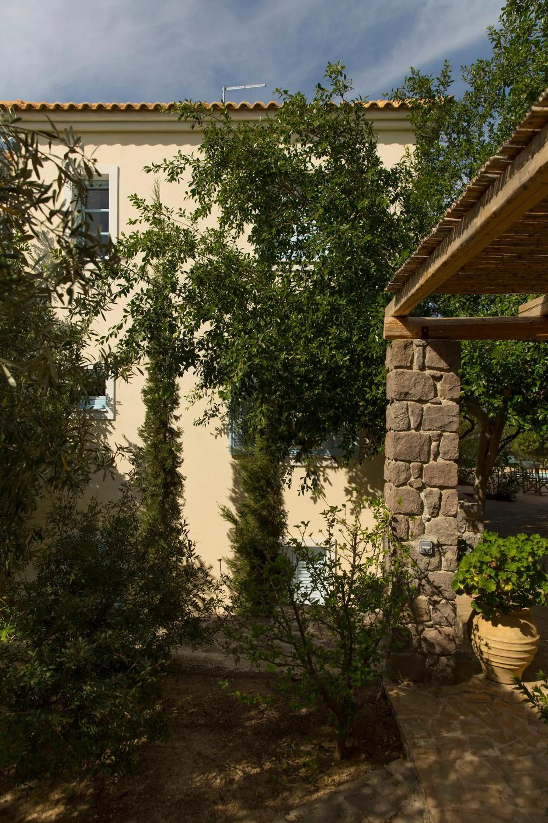 Garden in Sea View Pool Villa with Independent Guest house