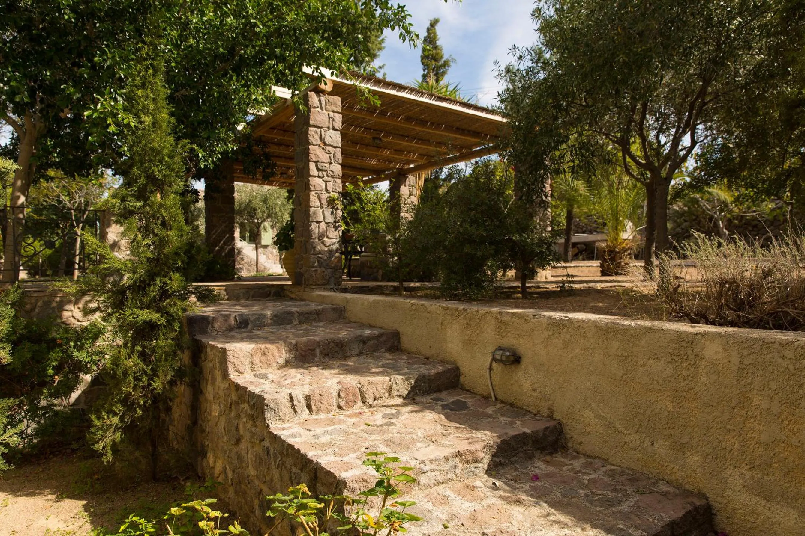Garden in Sea View Pool Villa with Independent Guest house