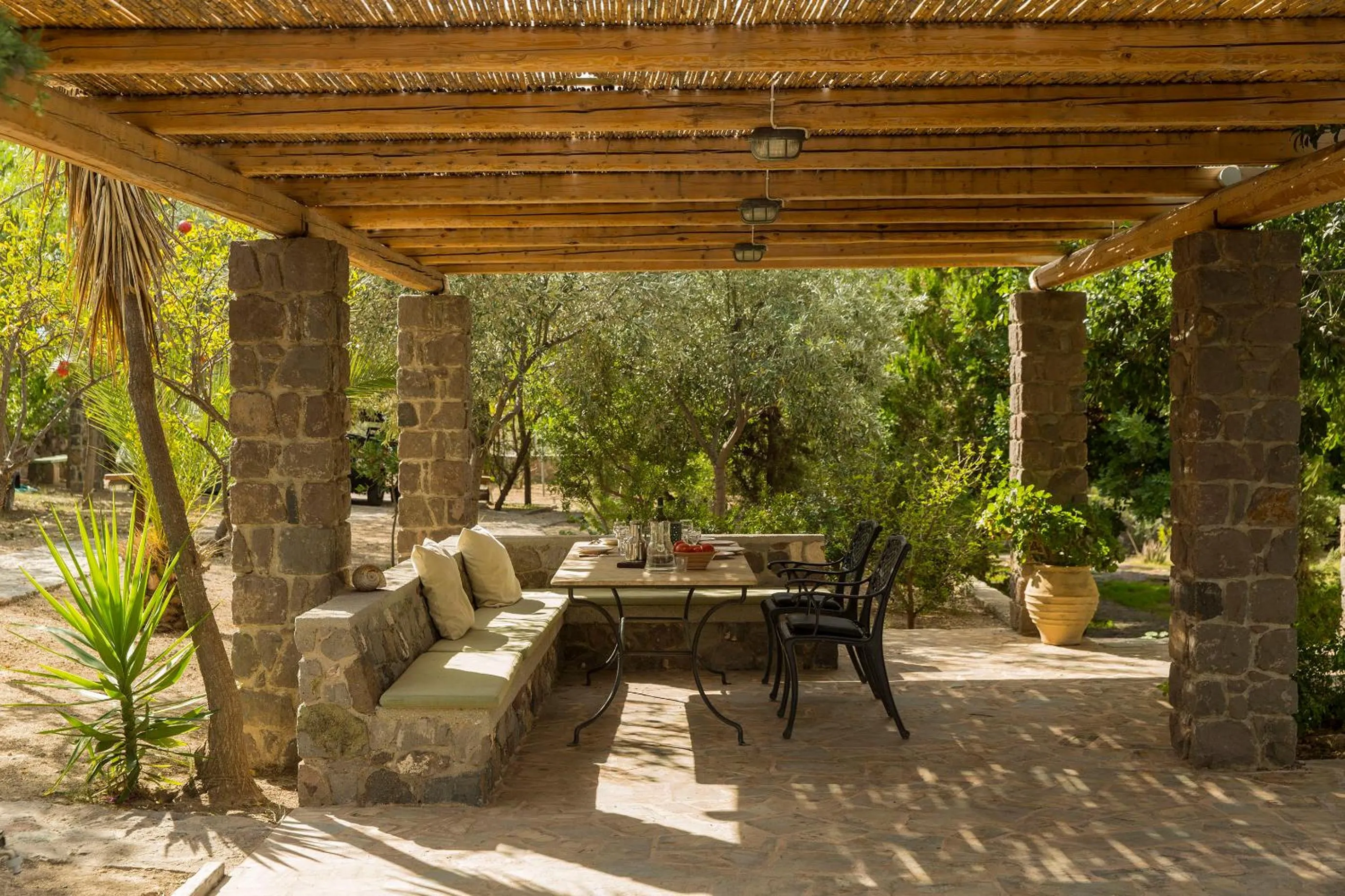 BBQ facilities in Sea View Pool Villa with Independent Guest house