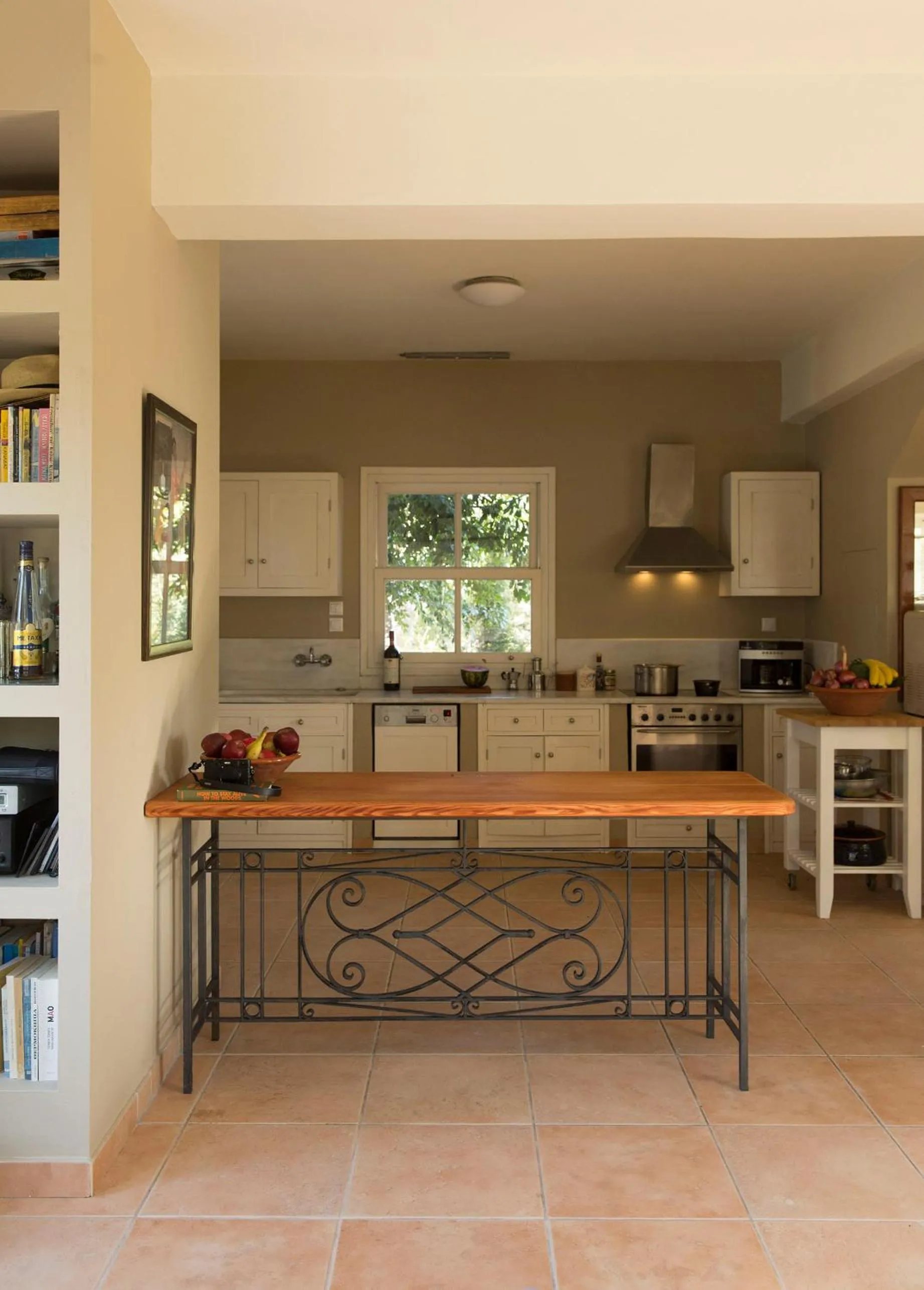 Kitchen or kitchenette in Sea View Pool Villa with Independent Guest house