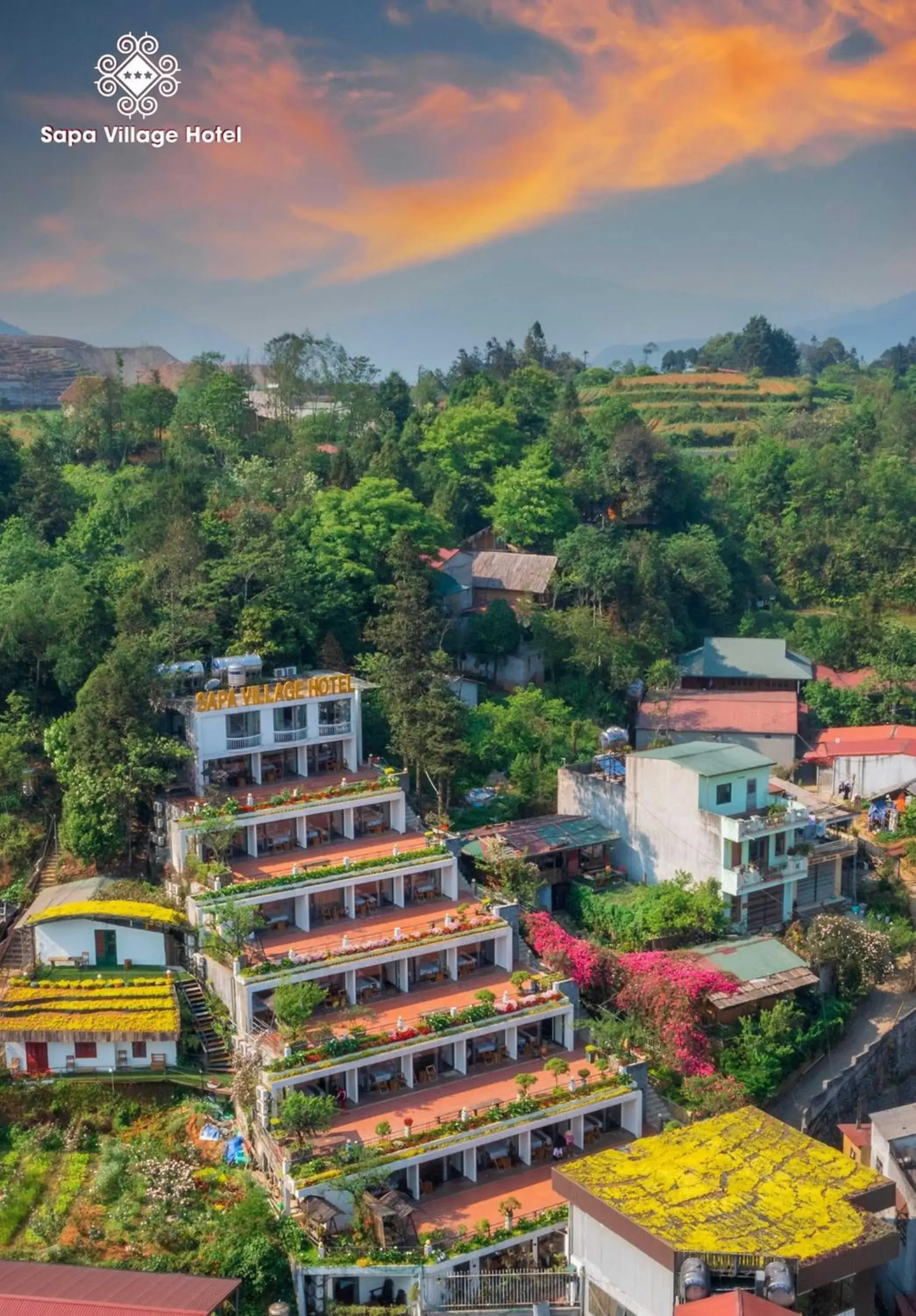 Property building in Sapa Village Hotel Property building in Sapa Village Hotel