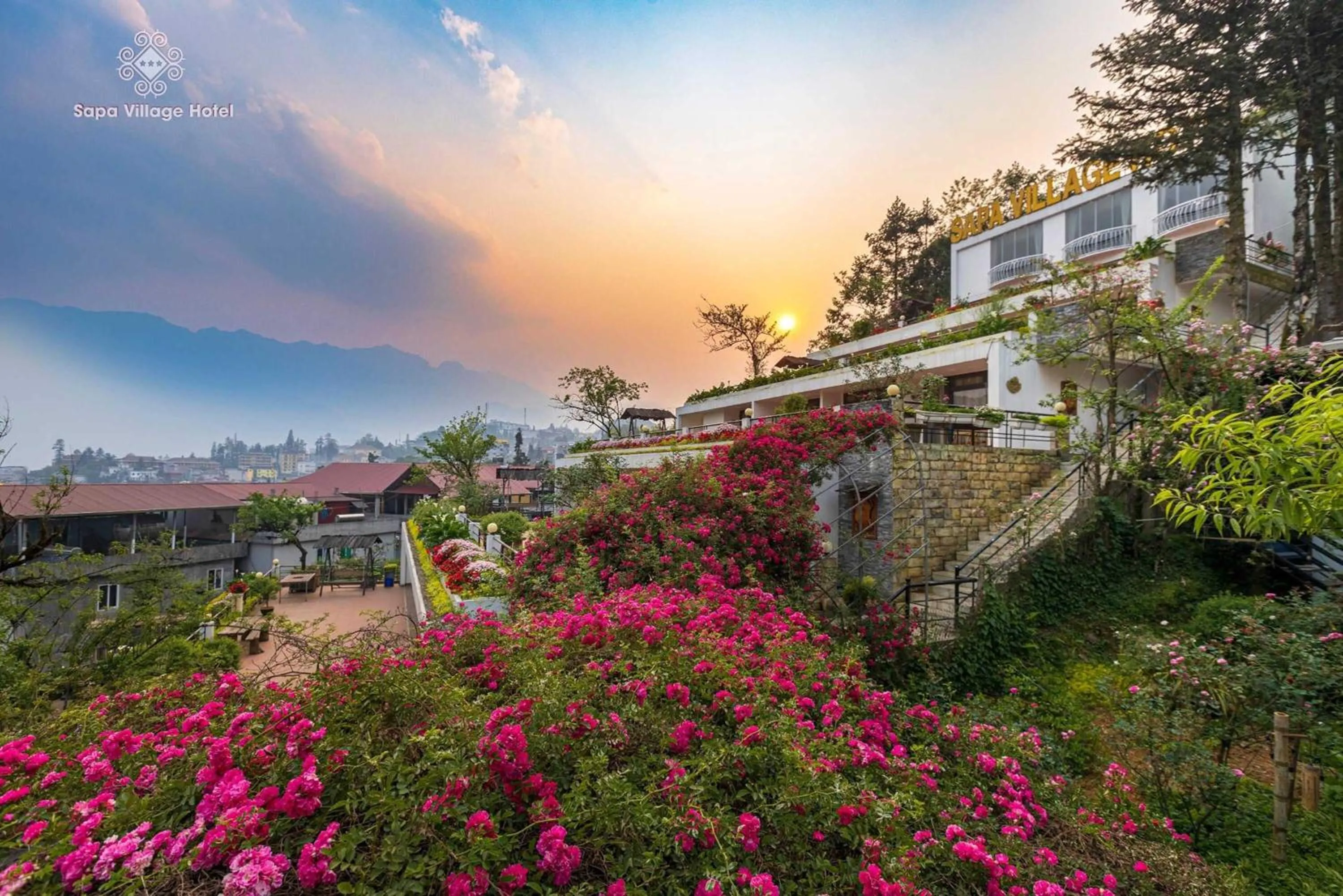 Property building in Sapa Village Hotel