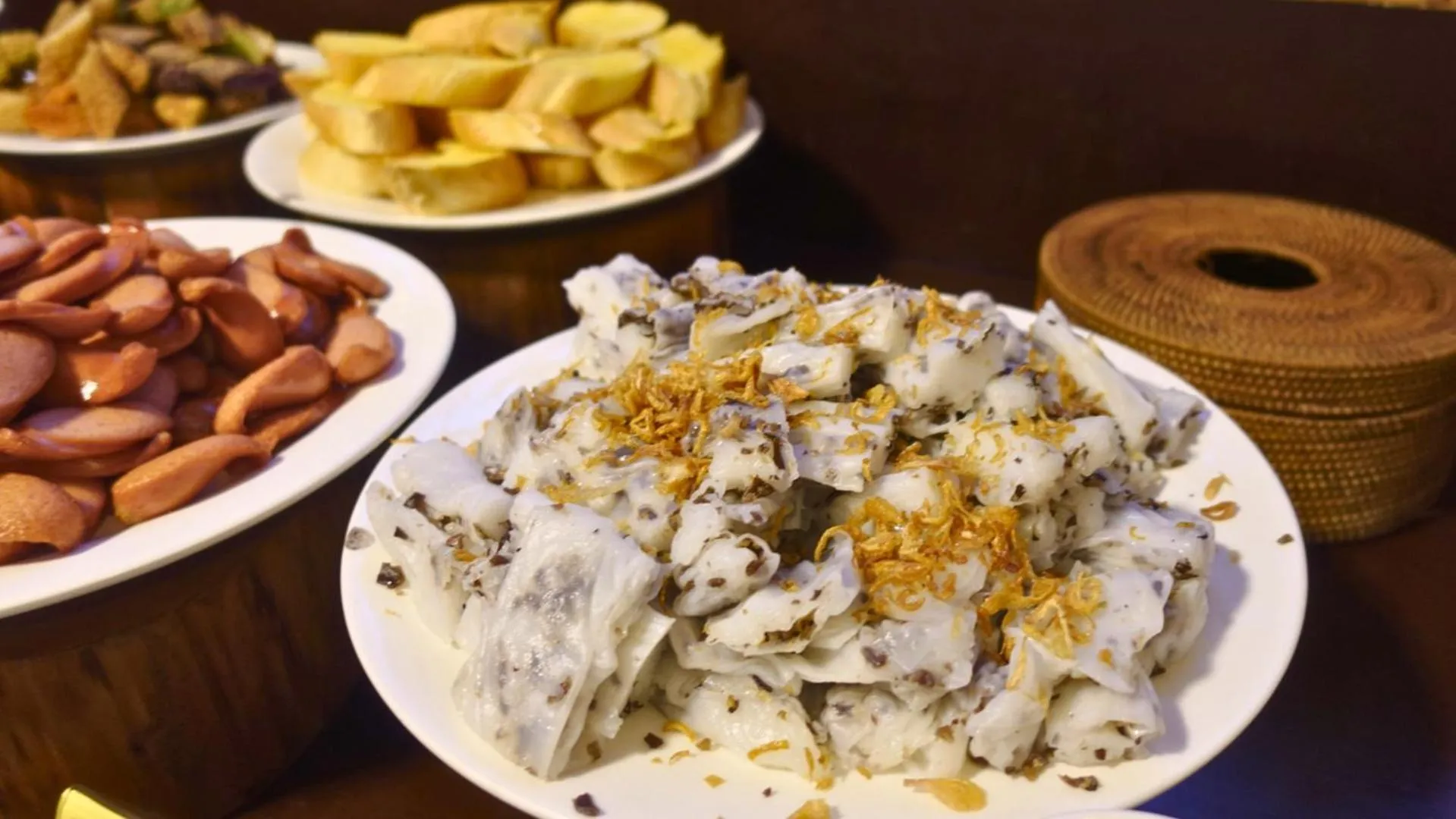 Buffet breakfast in Sapa Village Hotel