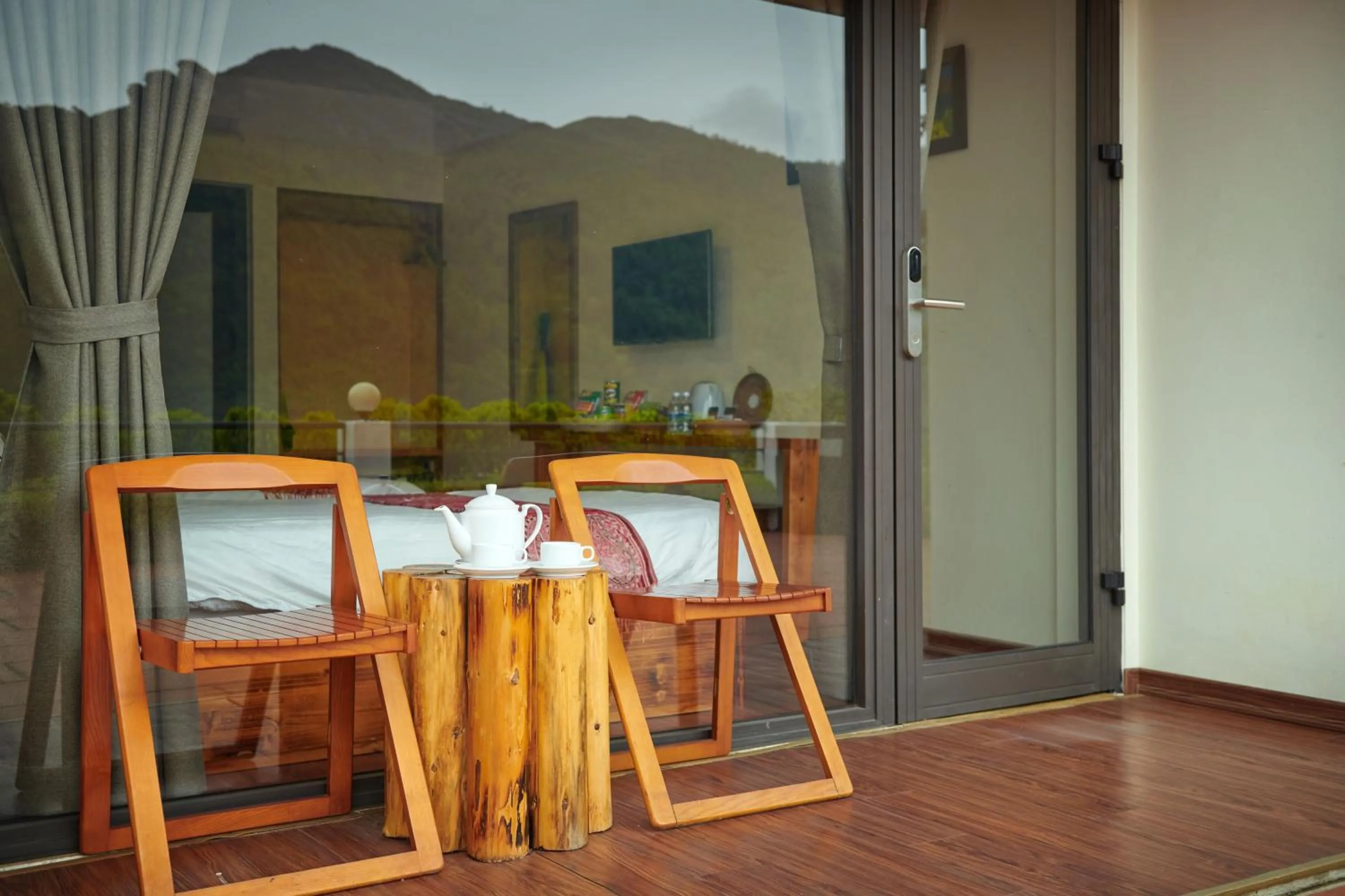 Patio in Sapa Village Hotel