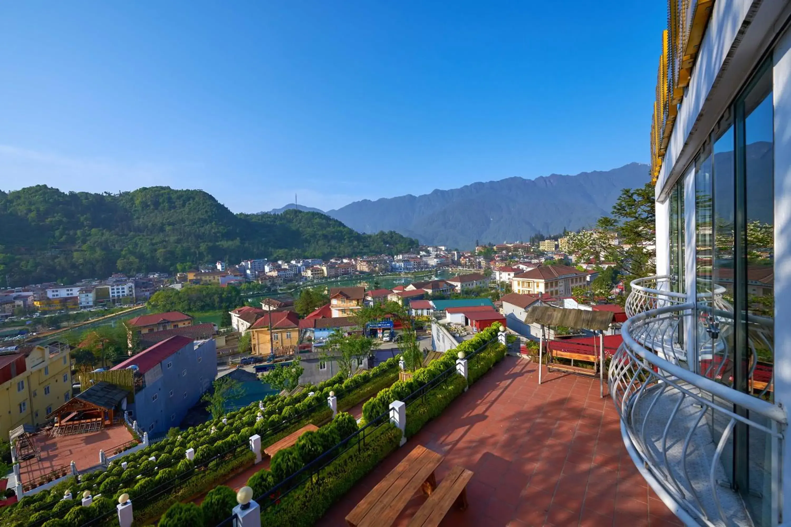 Property building in Sapa Village Hotel Property building in Sapa Village Hotel