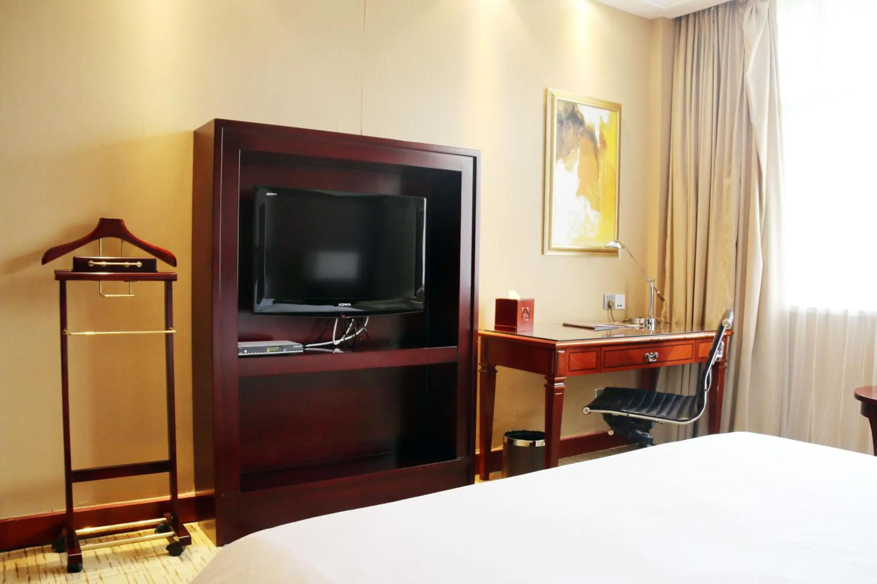 TV and multimedia, Bed in C&D Hotel,Putian TV and multimedia, Bed in C&D Hotel,Putian