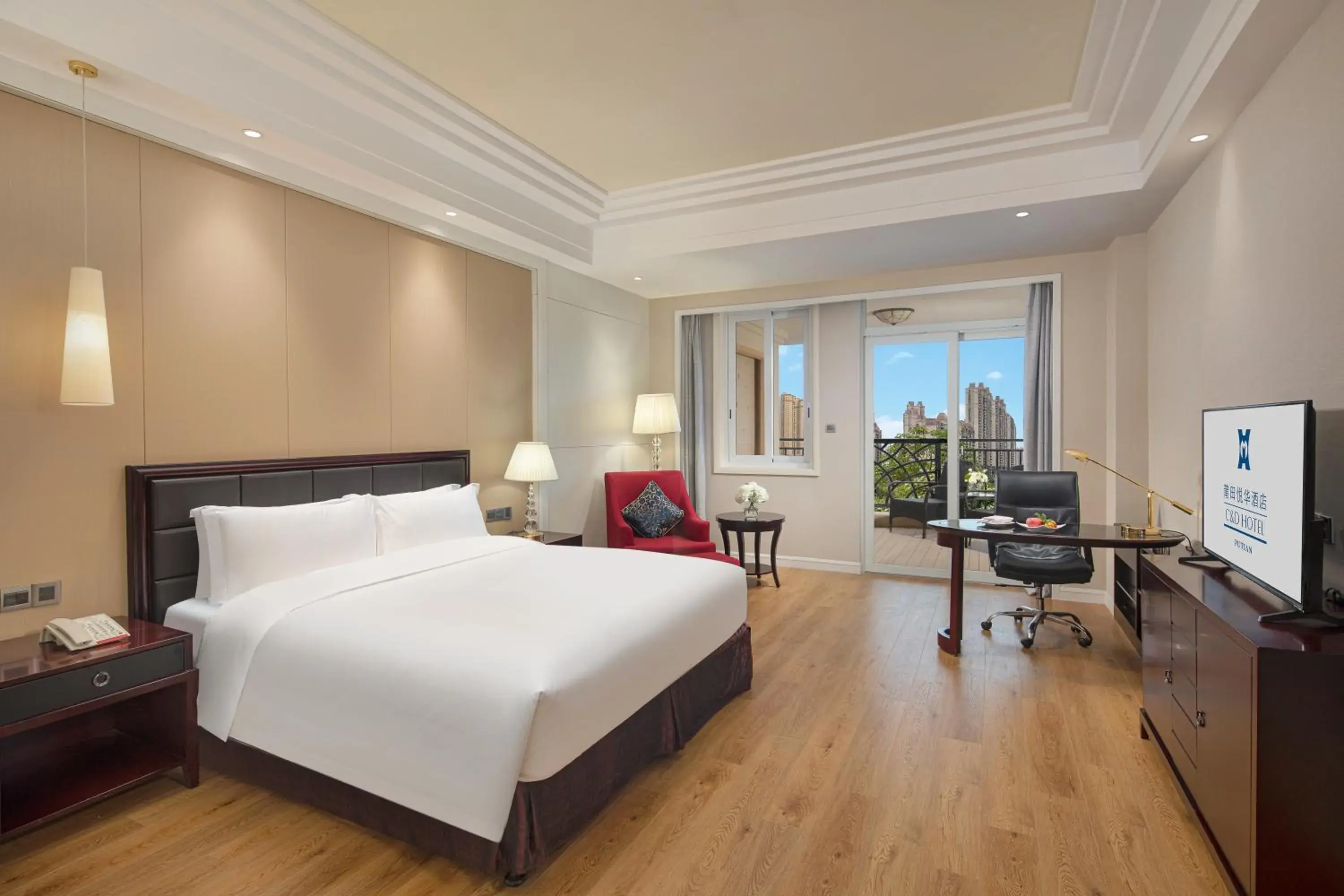 Bedroom, Bed in C&D Hotel,Putian Bedroom, Bed in C&D Hotel,Putian