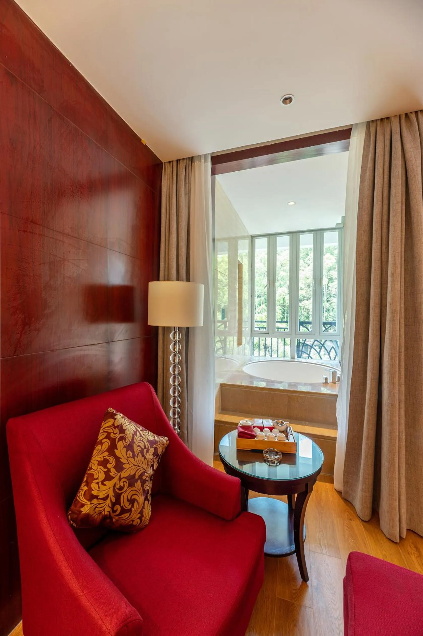 Seating area in C&D Hotel,Putian