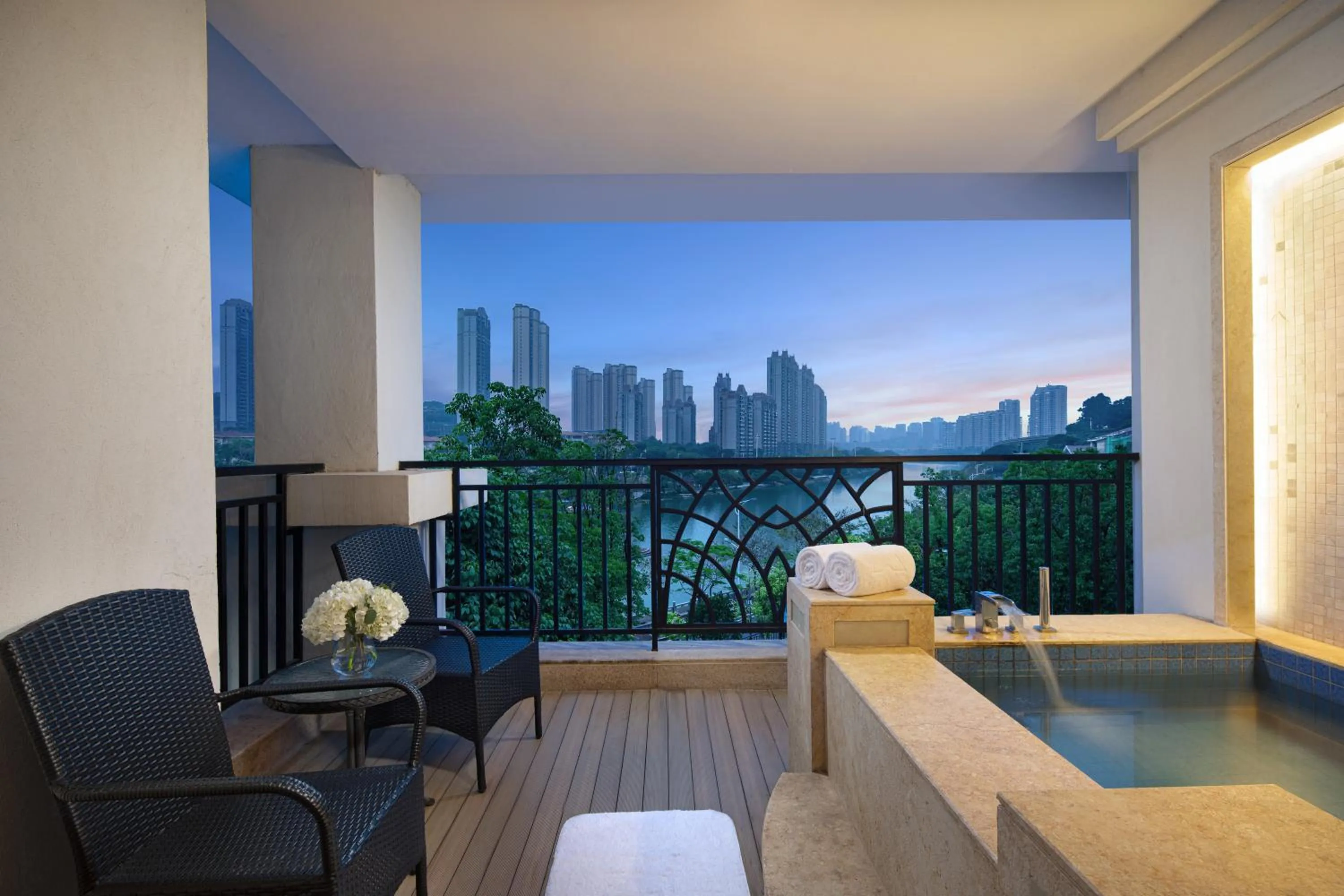 Balcony/Terrace in C&D Hotel,Putian