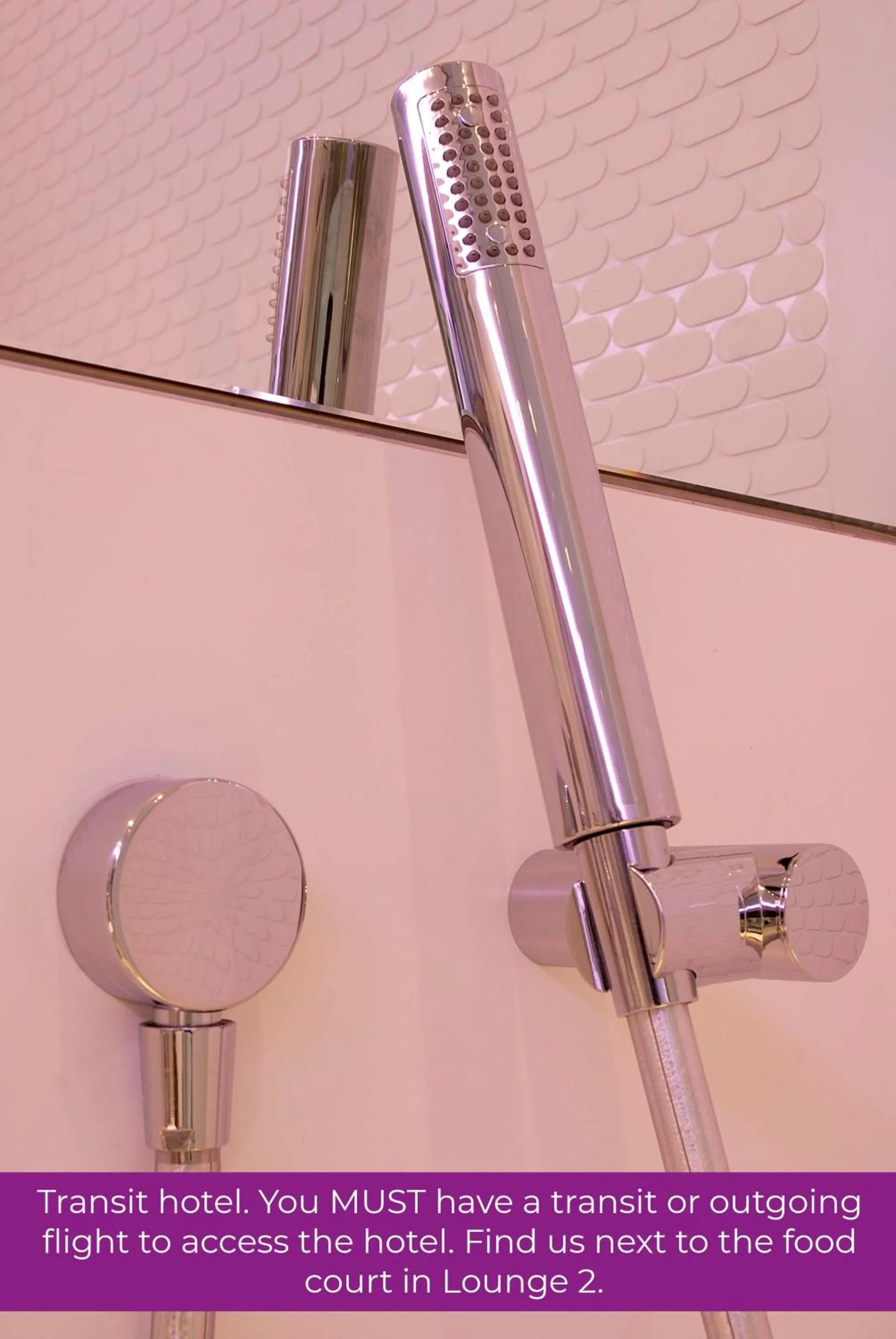 Bathroom in YOTELAIR Amsterdam Schiphol Transit Hotel