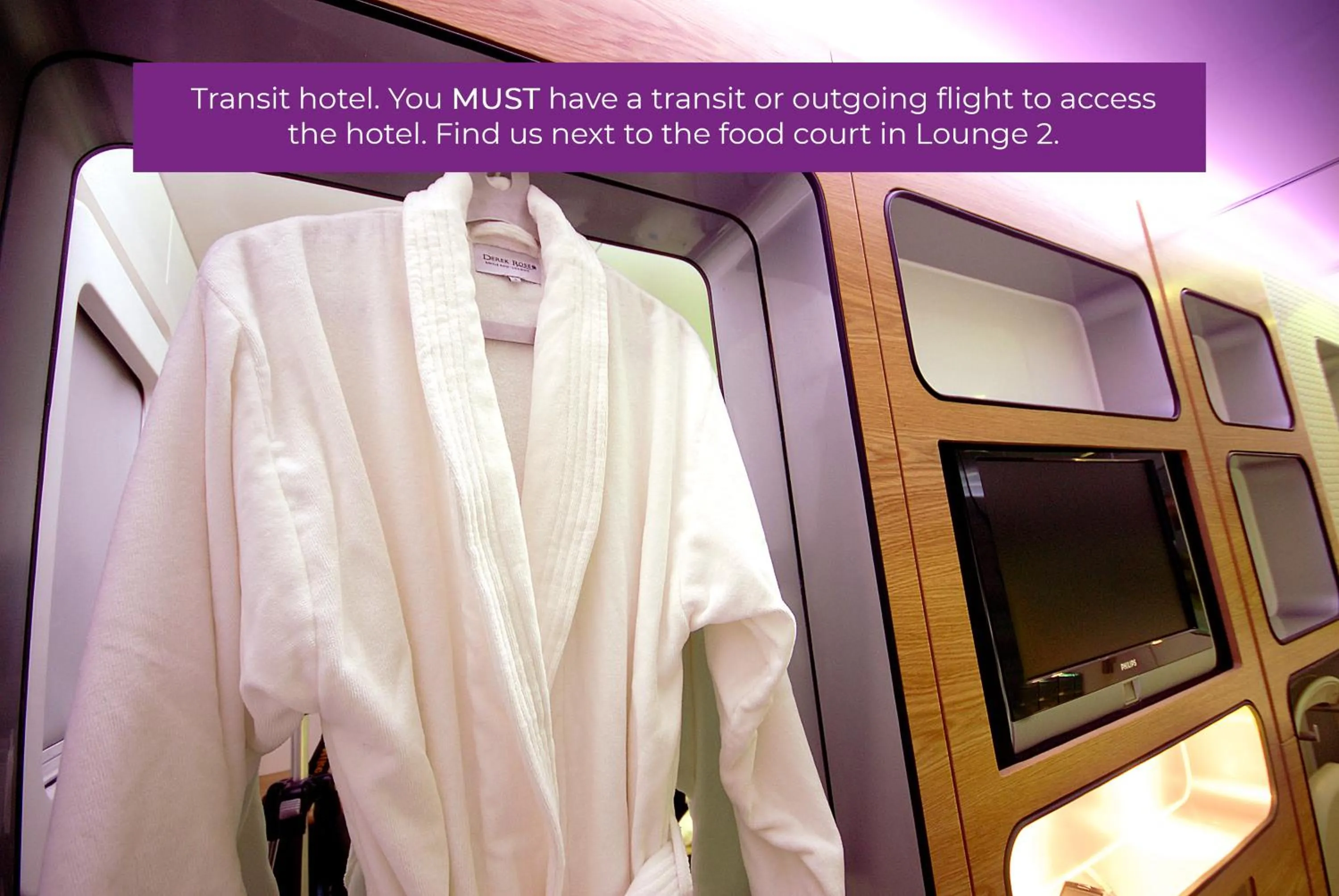 TV and multimedia in YOTELAIR Amsterdam Schiphol Transit Hotel