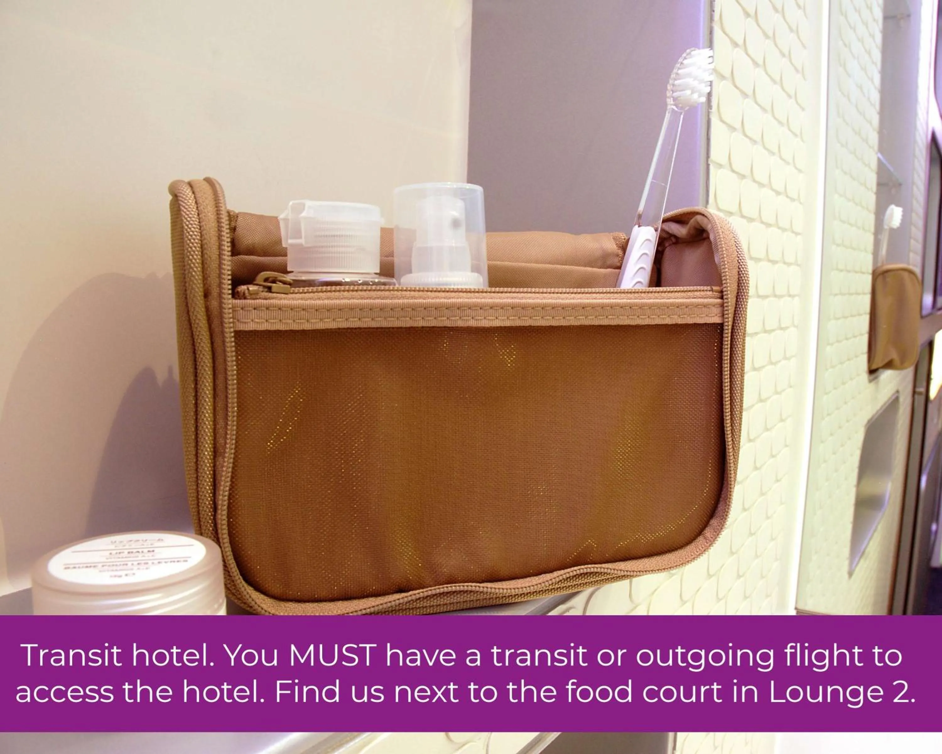 Bathroom in YOTELAIR Amsterdam Schiphol Transit Hotel