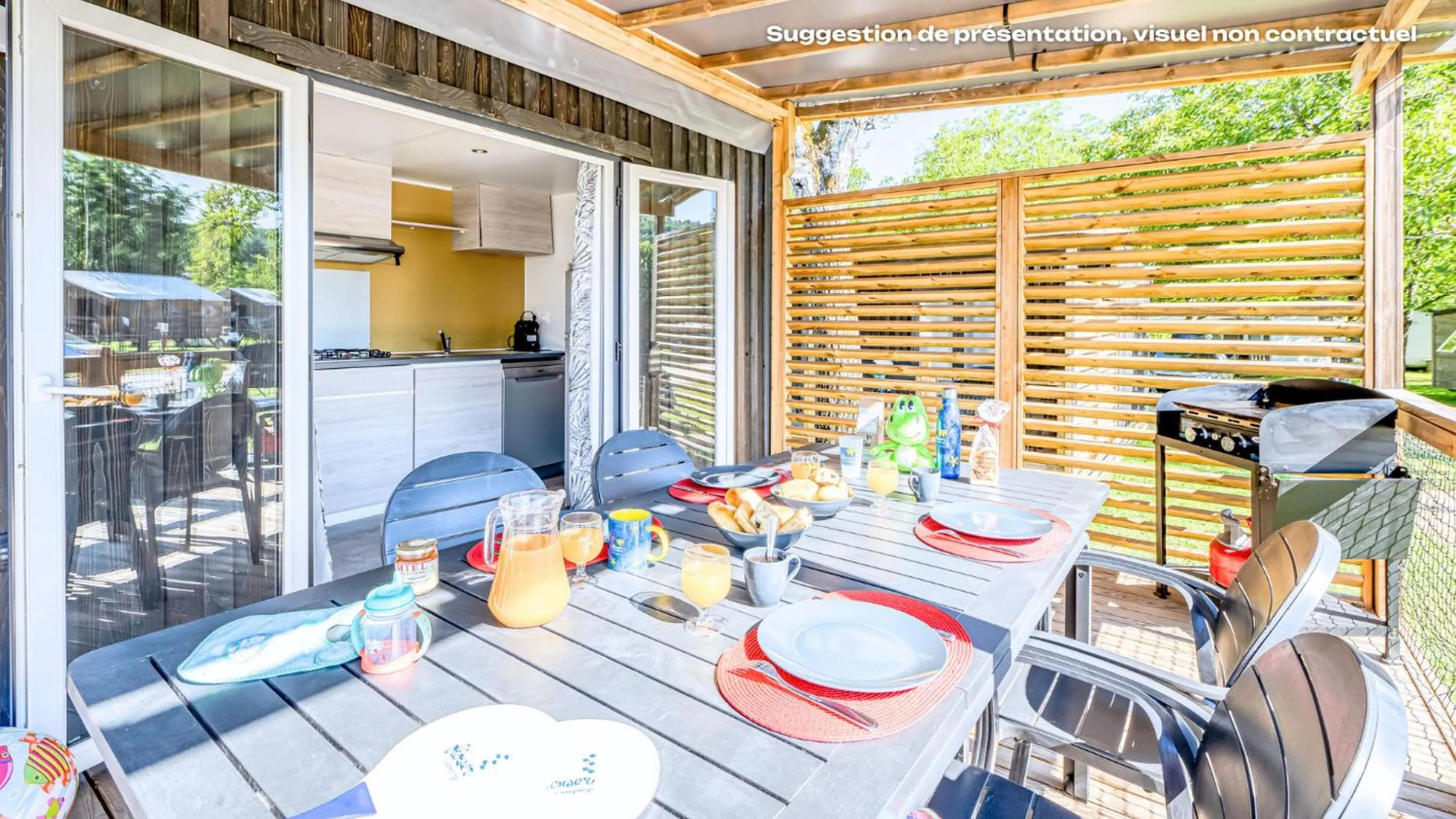 Patio in Camping Les Dunes