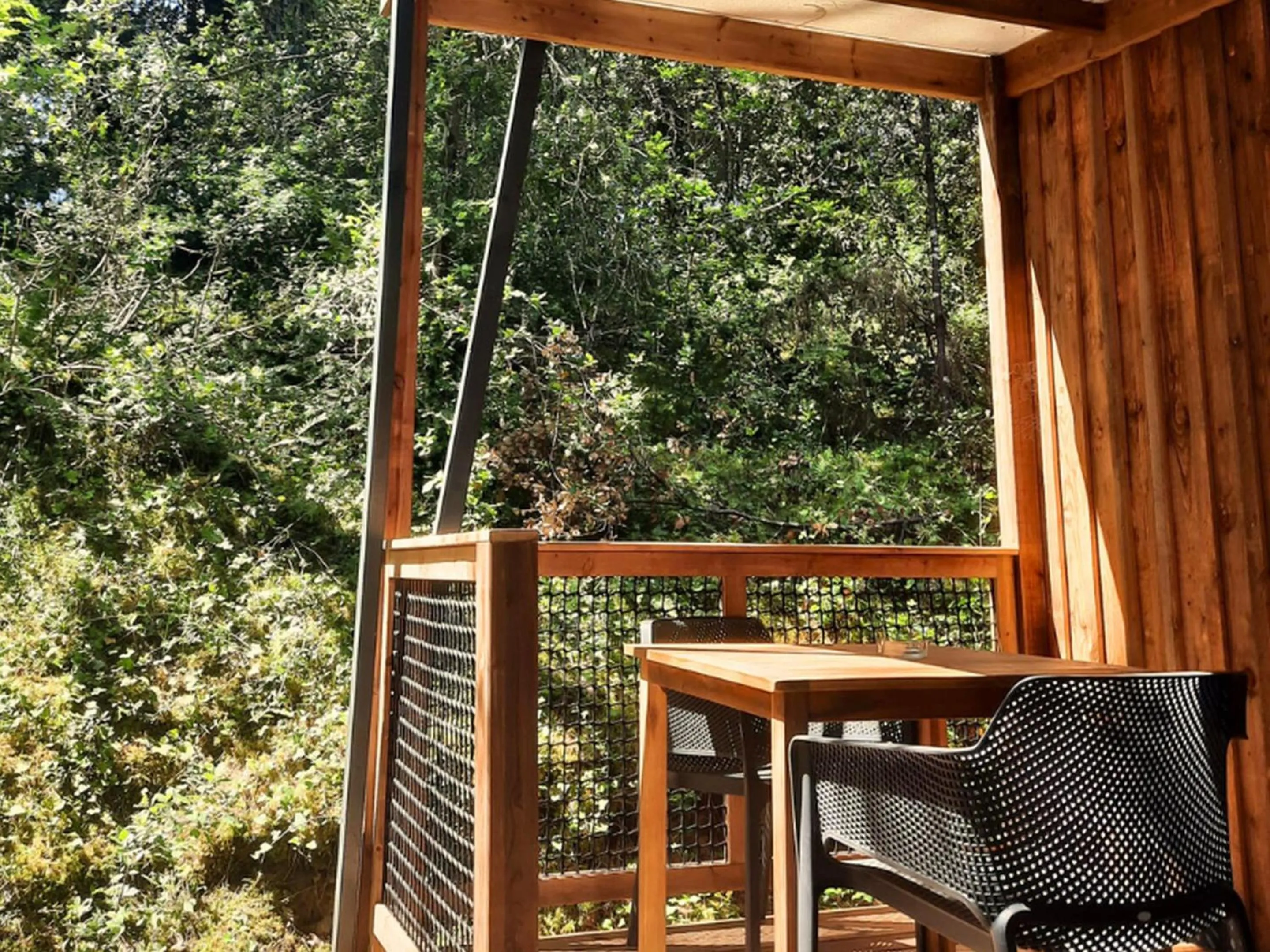 Balcony/Terrace in Camping Les Dunes
