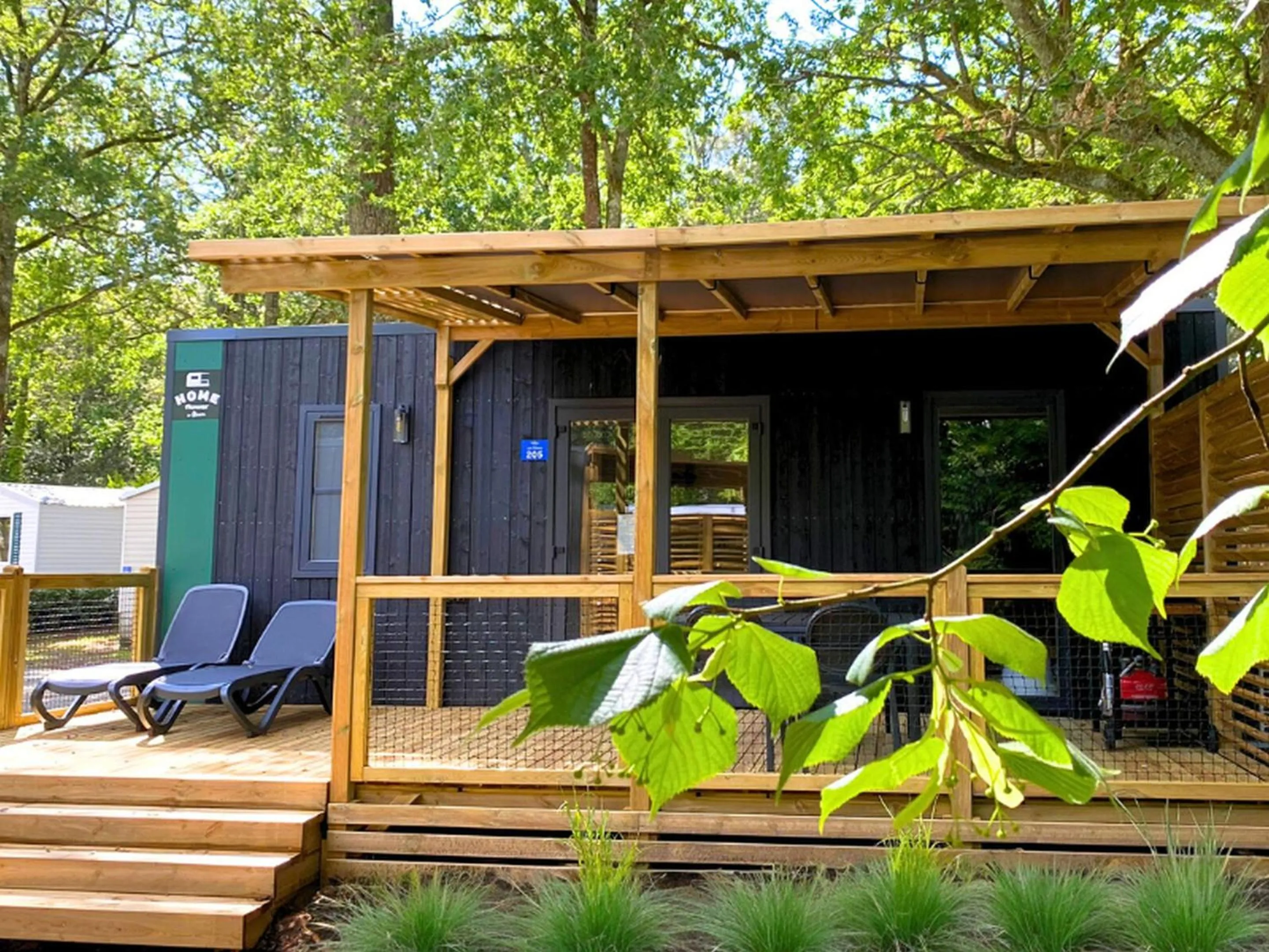 Patio in Camping Les Dunes