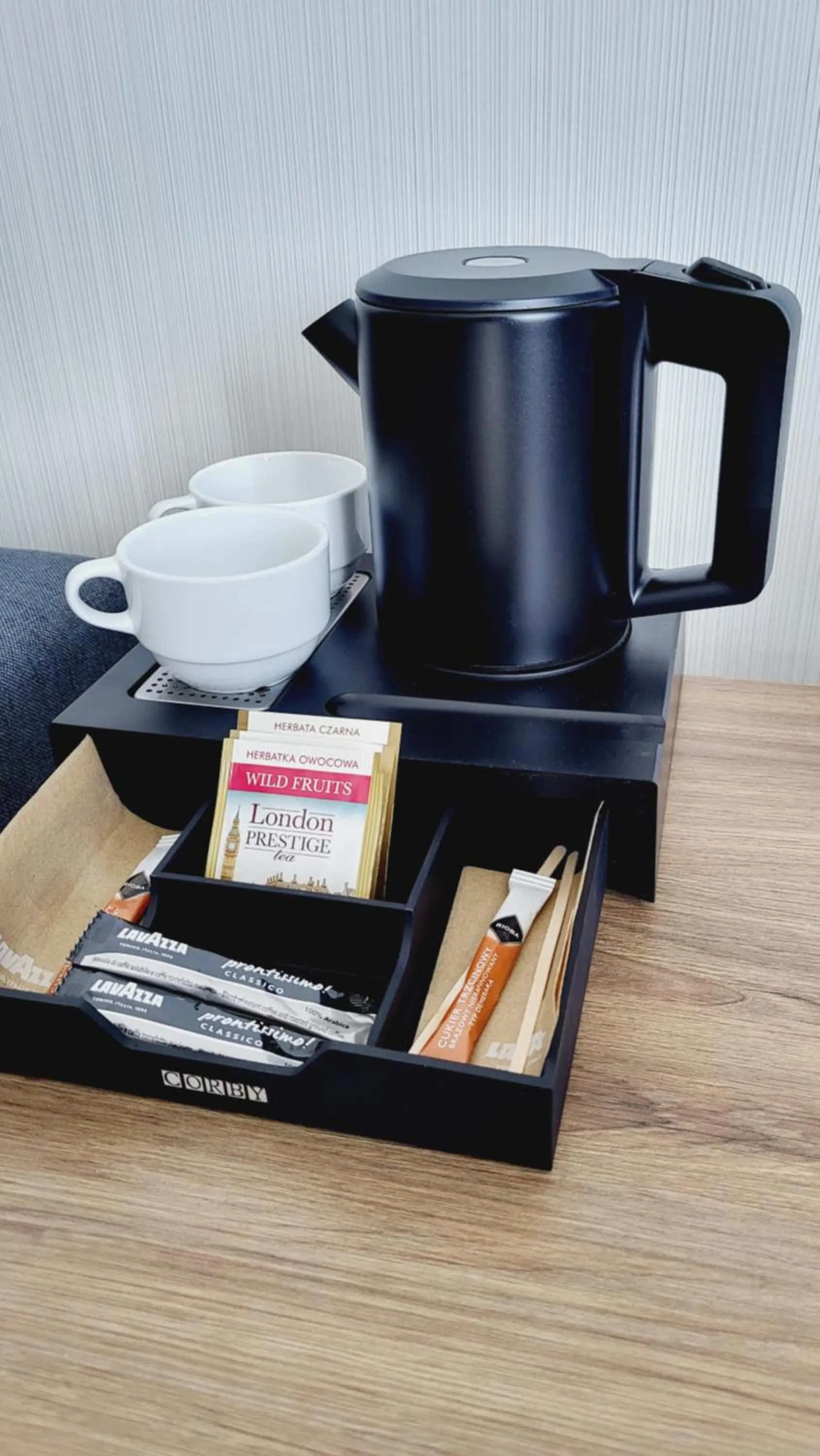 Coffee/tea facilities in Hotel Centrum