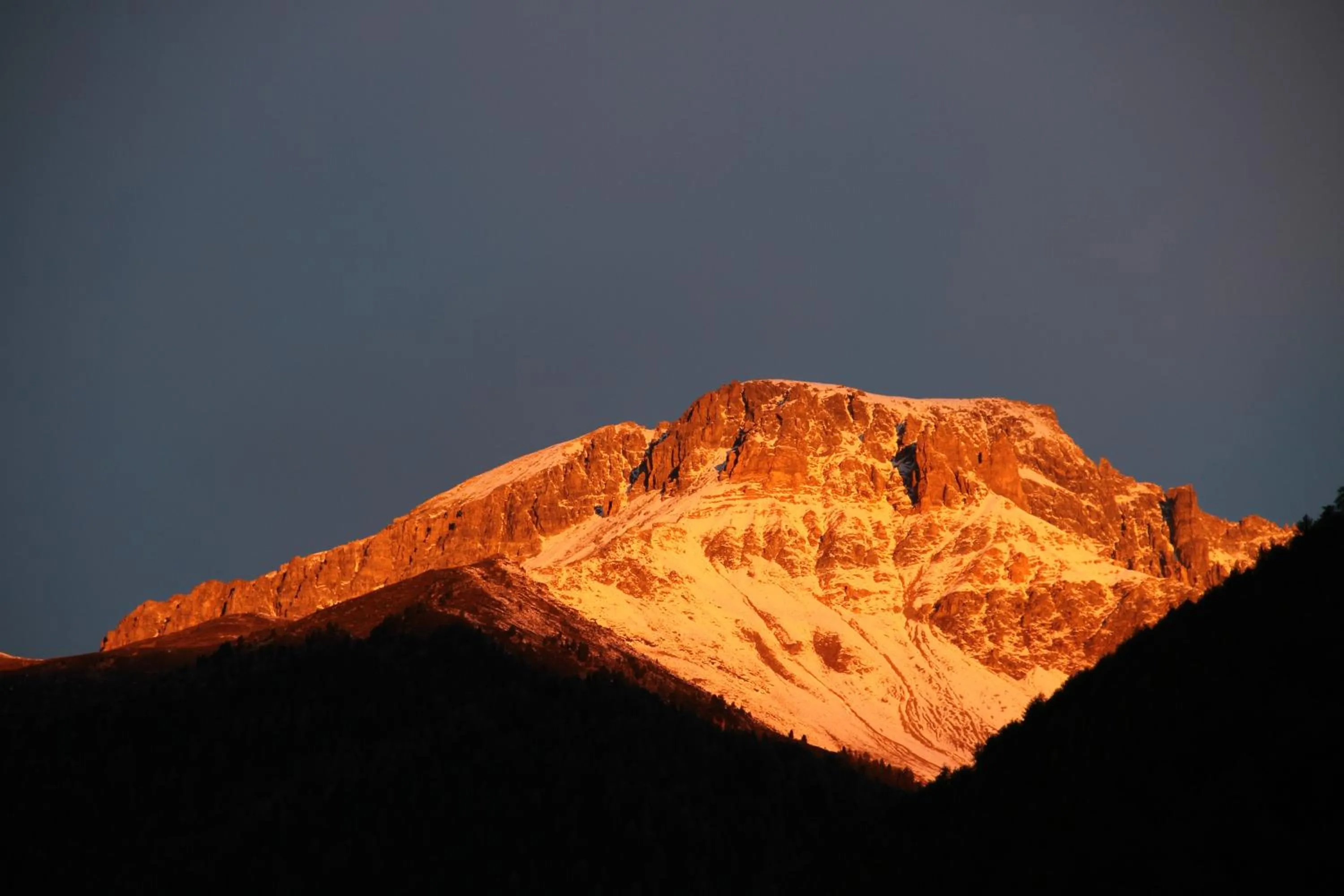 Mountain view in Hotel Chavalatsch