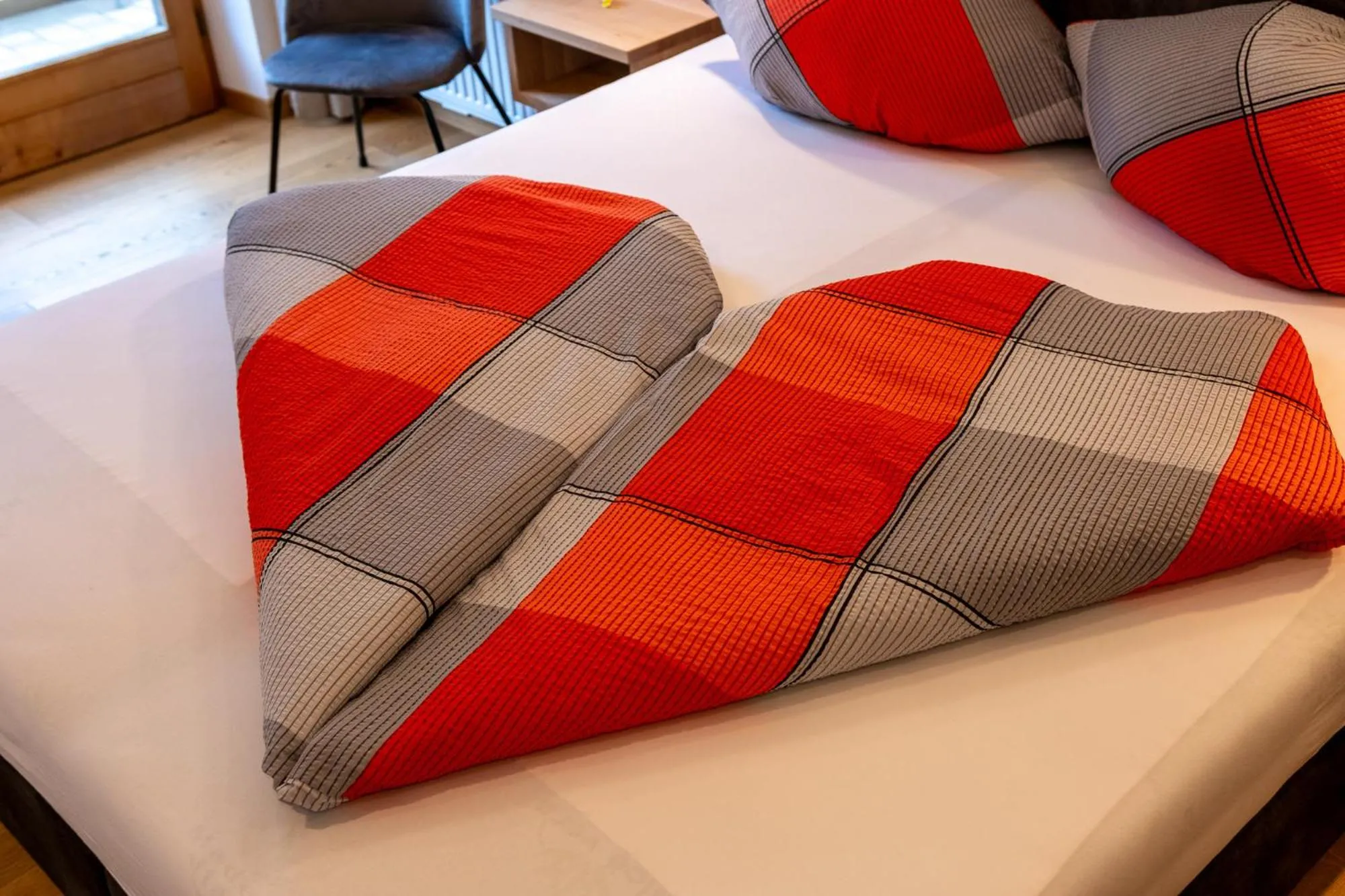Bed in Hotel Chavalatsch